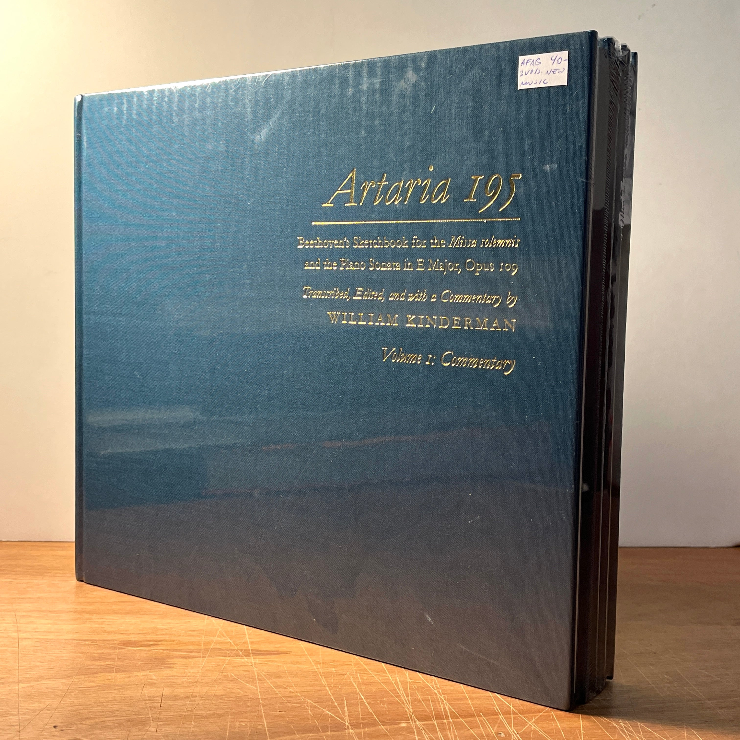 Artaria 195: Beethoven's Sketchbook for the Missa Solemnis & Piano Sonata in E Major Op. 109 Volumes 1-3 | Hardcover 2003 Edition | Brand New in Shrink Wrap | Perfect for Music Scholars & Classical Piano Enthusiasts