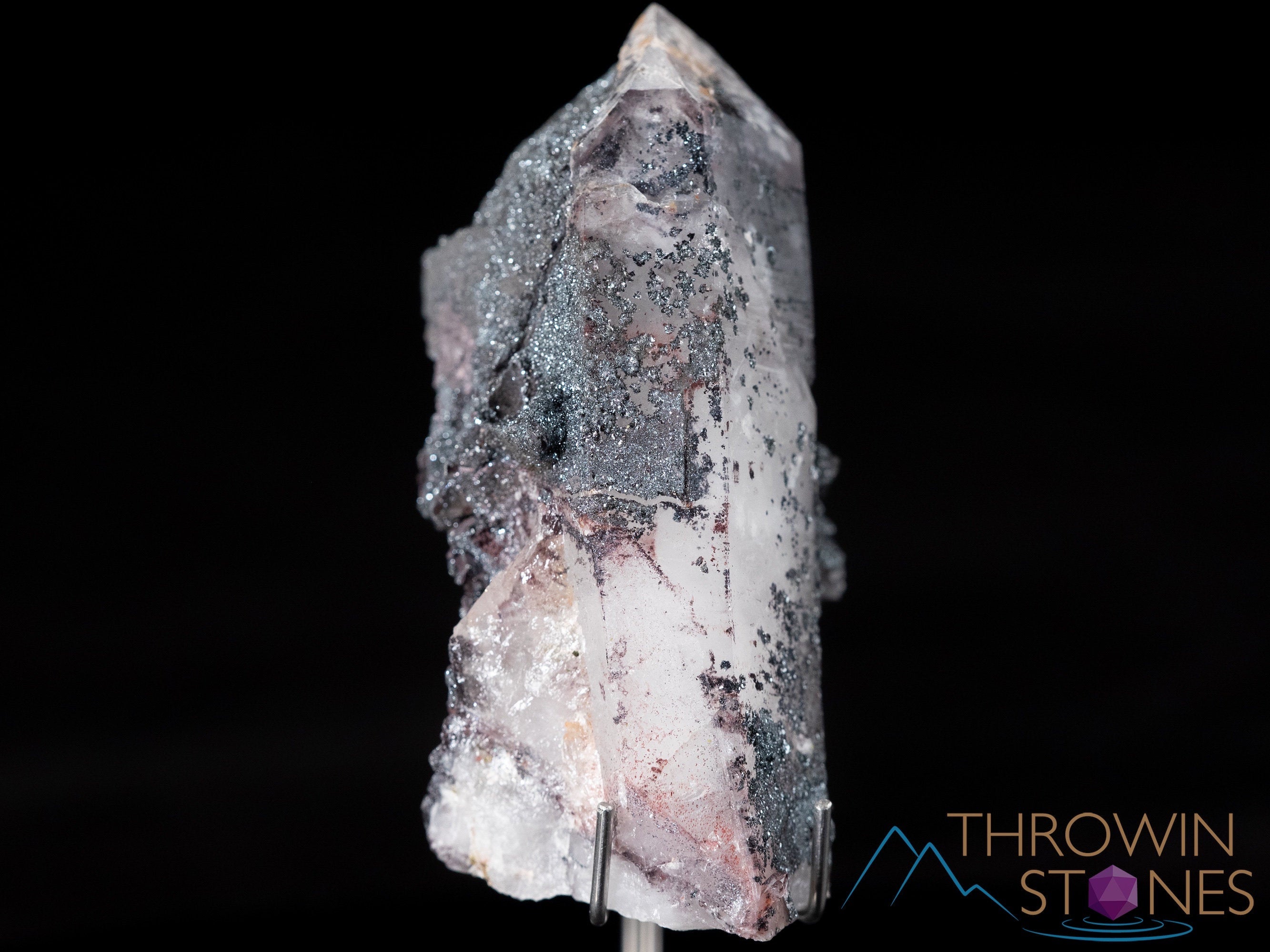 Natural MESSINA QUARTZ with HEMATITE Raw Crystal - Healing Stone for Home Decor, Housewarming Gift, Meditation & Energy Work (39213) - Perfect for Spiritual Healing, Office Desk Decor & Crystal Collection