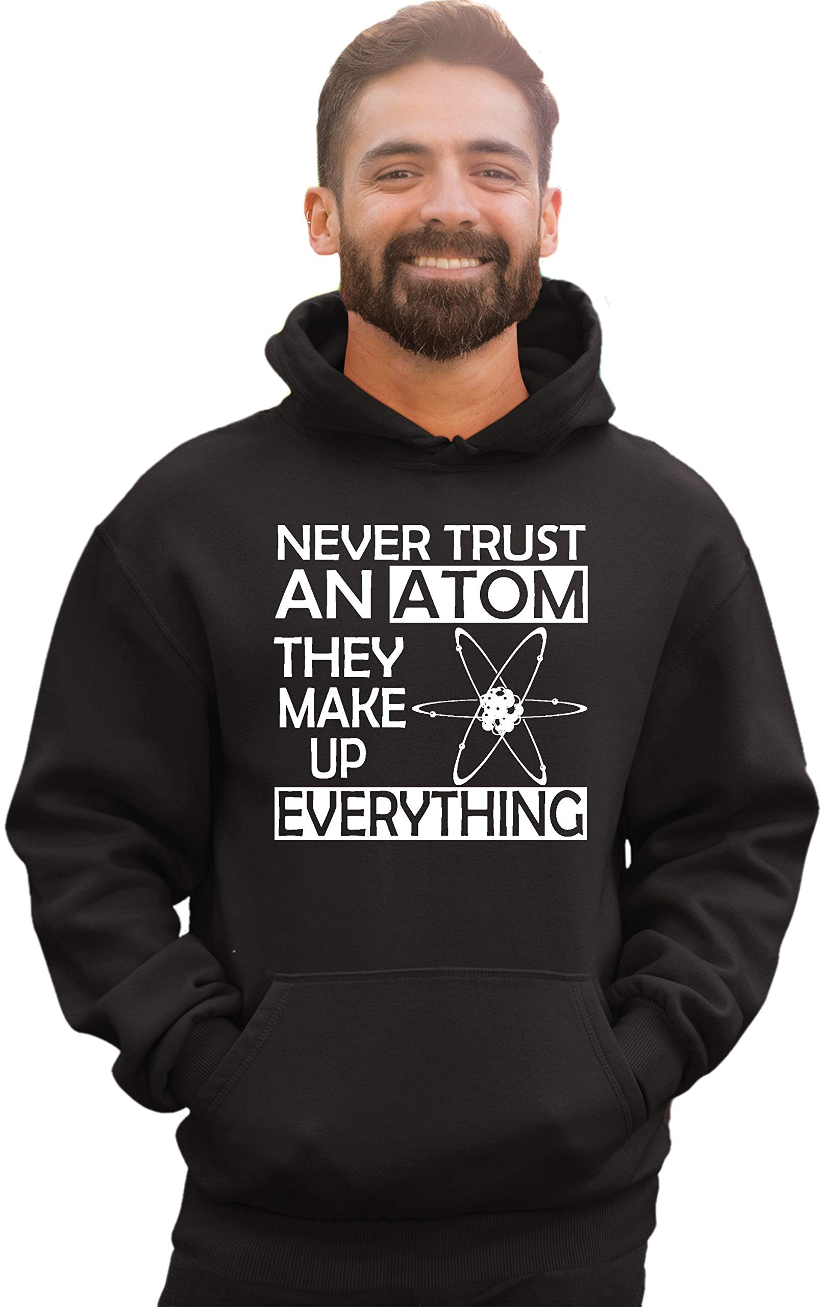 Science Hoodie Sweatshirt for Men & Women - Funny Atom Design - Perfect for Casual Wear, Gifts & Science Enthusiasts