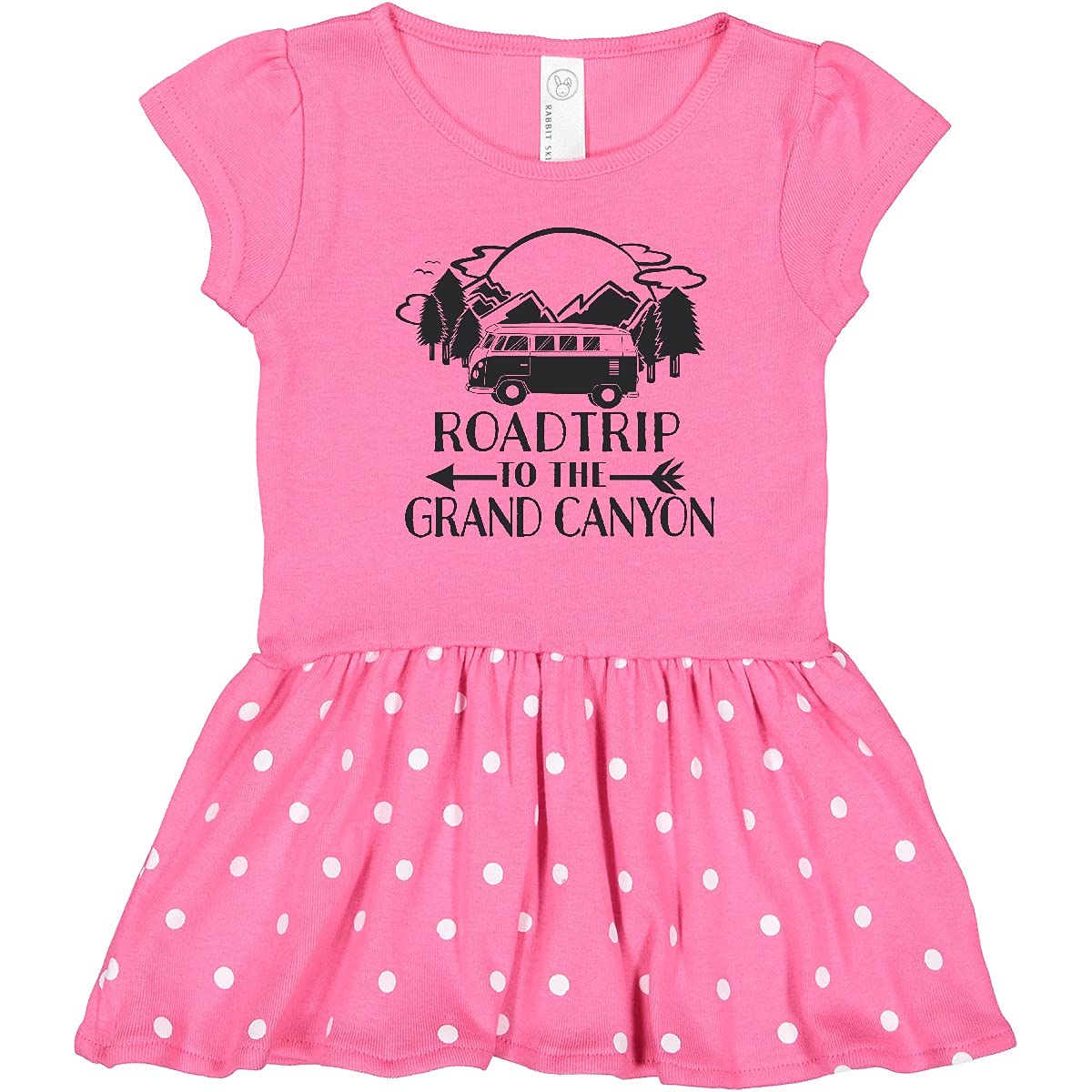 Inktastic Road Trip to The Grand Canyon Toddler Dress - Cute Travel Outfit for Girls, Comfortable Cotton Kids Clothing - Perfect for Family Vacations, National Park Visits & Outdoor Adventures