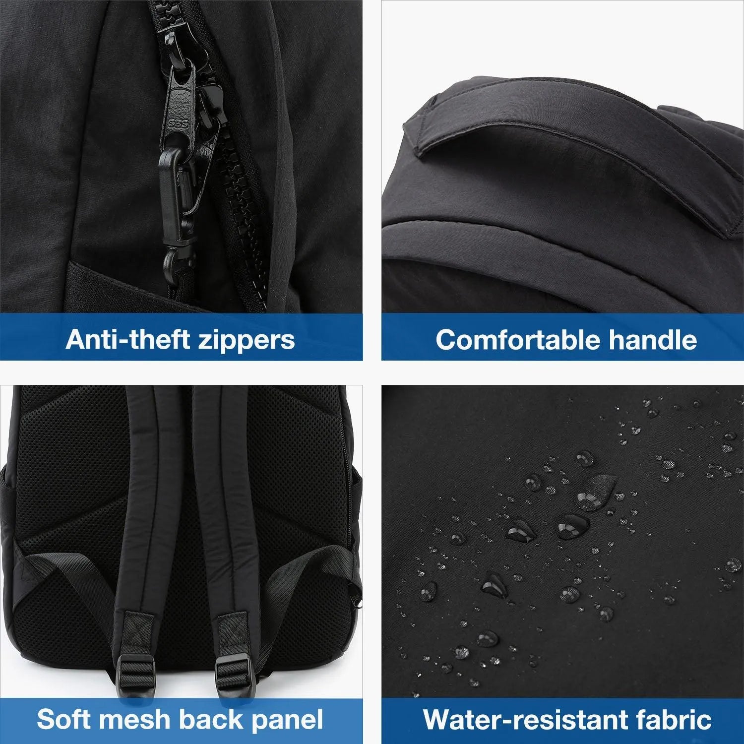 Zoraesque 14L Featherlight 13.3 Inch Laptop Backpack for Women & Men - Ultra Lightweight Travel Daypack for Work, School, College & Outdoor Adventures