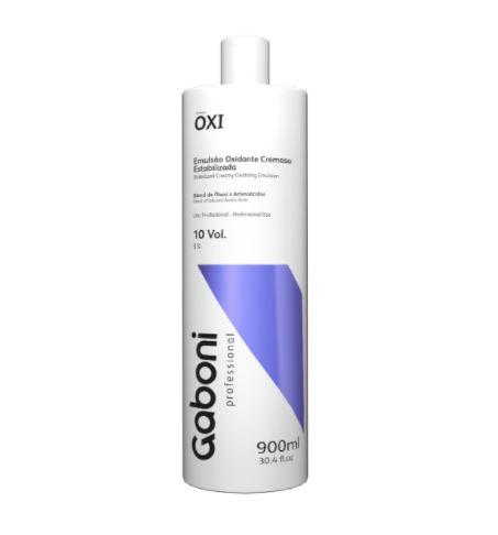 Gaboni Creamy Oxidizer Deep OX 10 Vol. Oil Hydra Retent Discoloration Treatment - 900ml Professional Hair Lightening & Color Correction for Salon & Home Use
