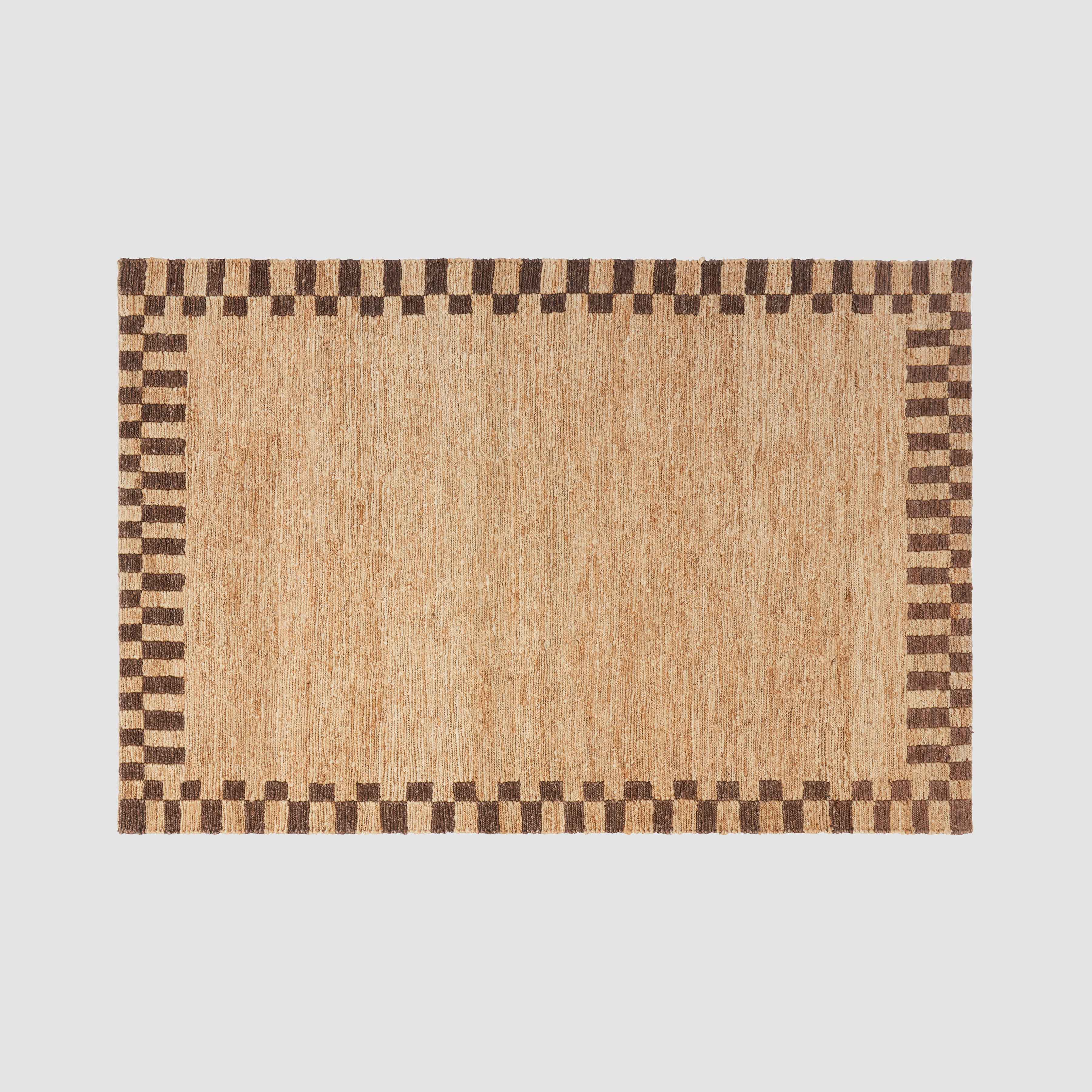 Elora Jute Area Rug - Natural Handwoven Eco-Friendly Floor Mat for Living Room, Bedroom & Home Decor - Perfect for Boho, Farmhouse & Coastal Style Interiors