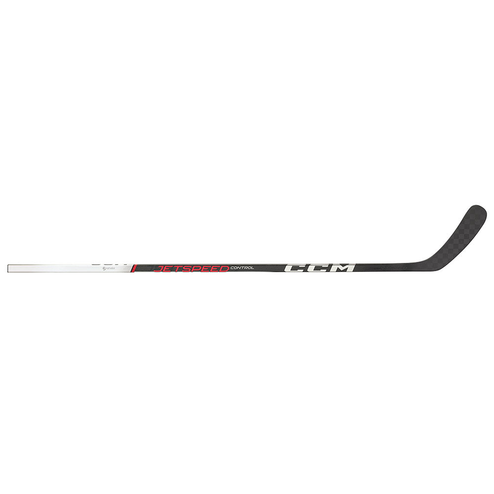 CCM Jetspeed Control 2023 Junior Ice Hockey Stick - Lightweight Carbon Fiber Hockey Stick for Youth Players - Perfect for Practice, Training & Games