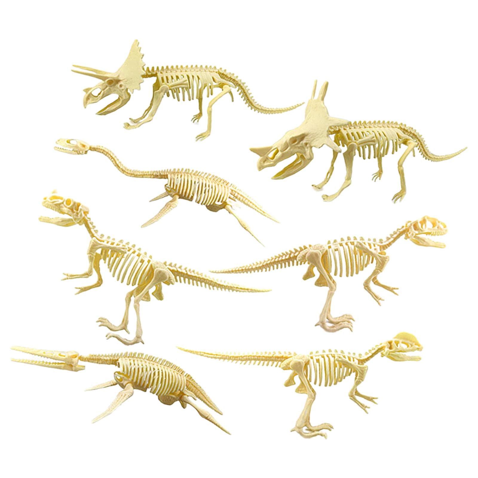 Dinosaur Skeleton Model Toy Set - Realistic Dinosaur Bones Figures for Kids Collection, Birthday Gift & Educational STEM Play - Perfect for Classroom Learning, Dino Party Favors & Paleontology Enthusiasts