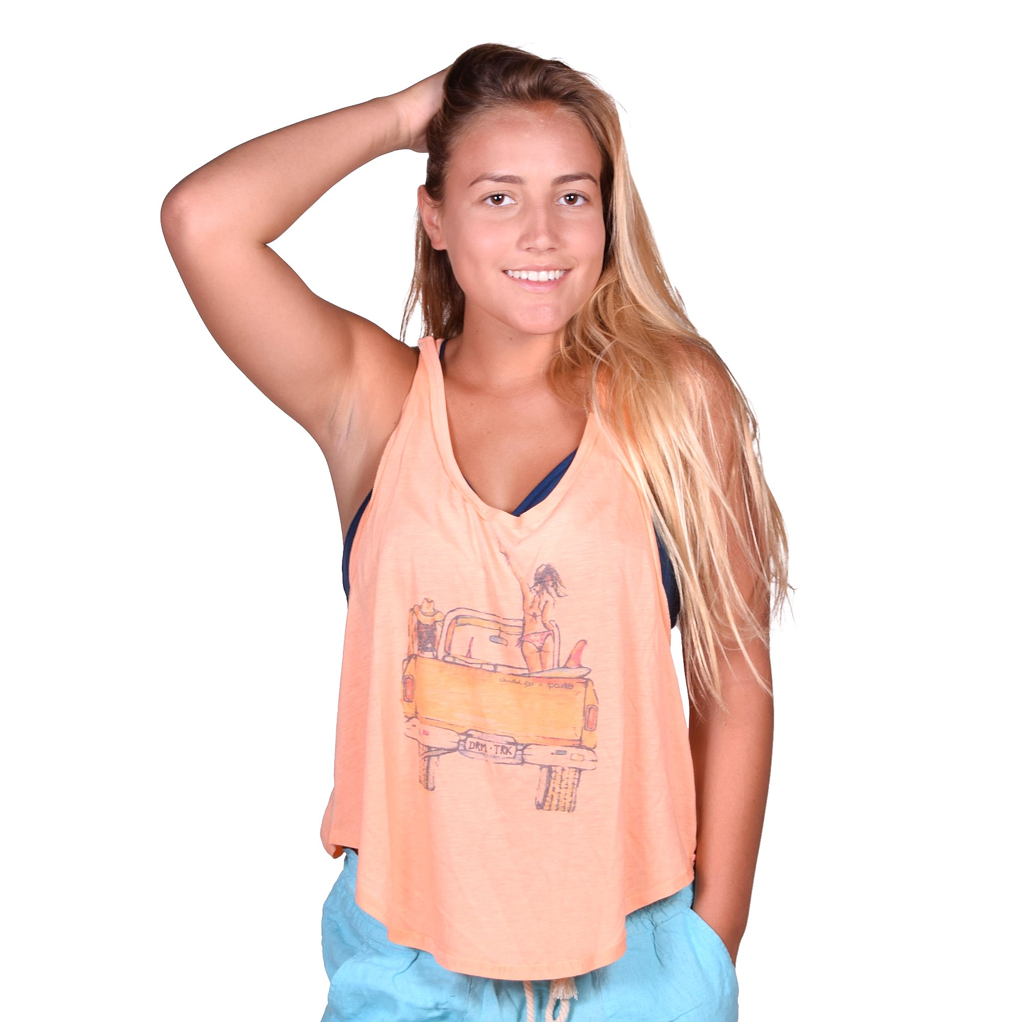 Rip Curl Juniors Island Kiss Graphic Tank Top for Girls - Stylish & Comfortable Summer Beachwear for Surfing, Swimming & Casual Outfits