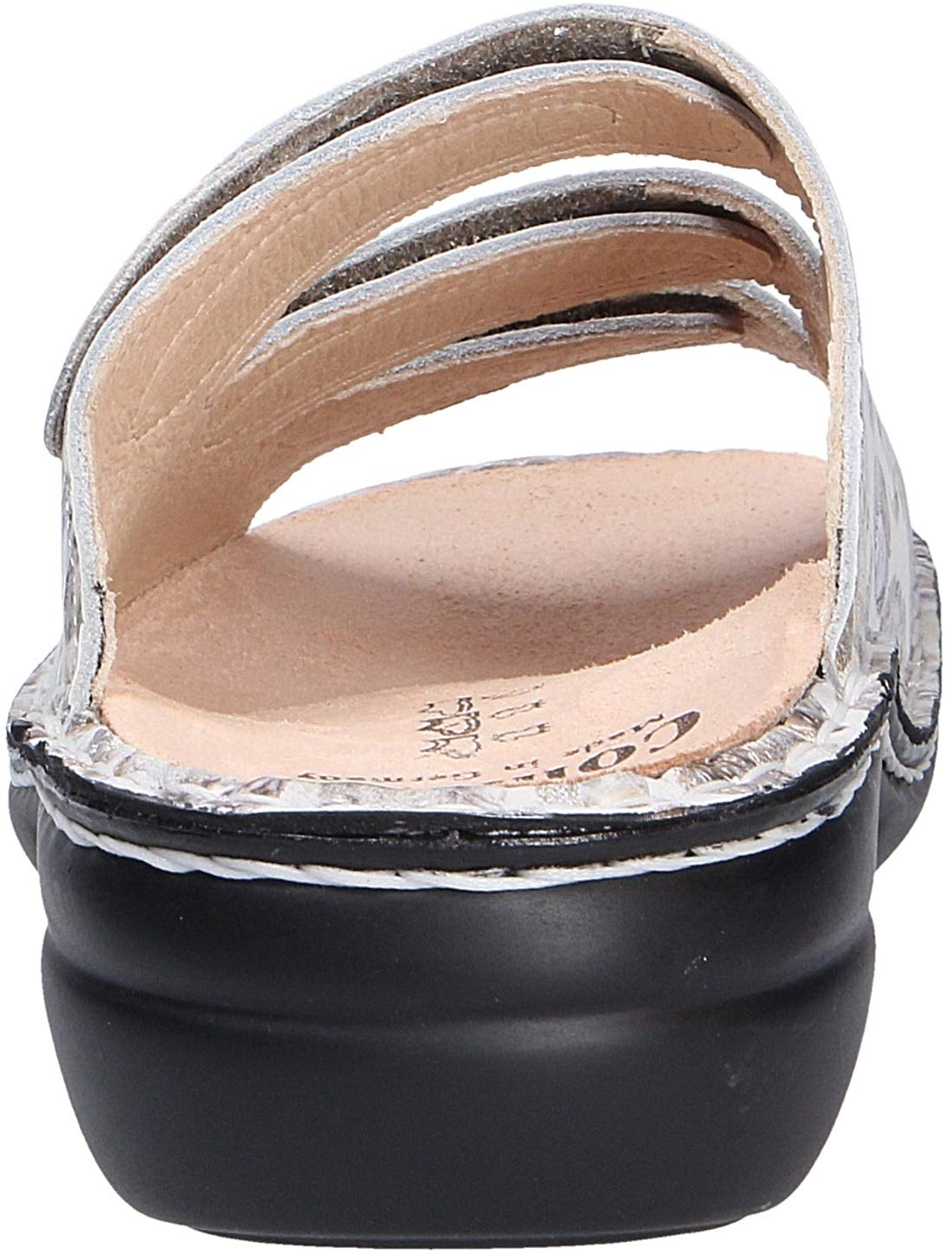 Finn Comfort Women's Kos Nubuck Sandals - Premium Leather Comfort Shoes for Walking, Travel & Everyday Wear - Arch Support & Cushioned Footbed