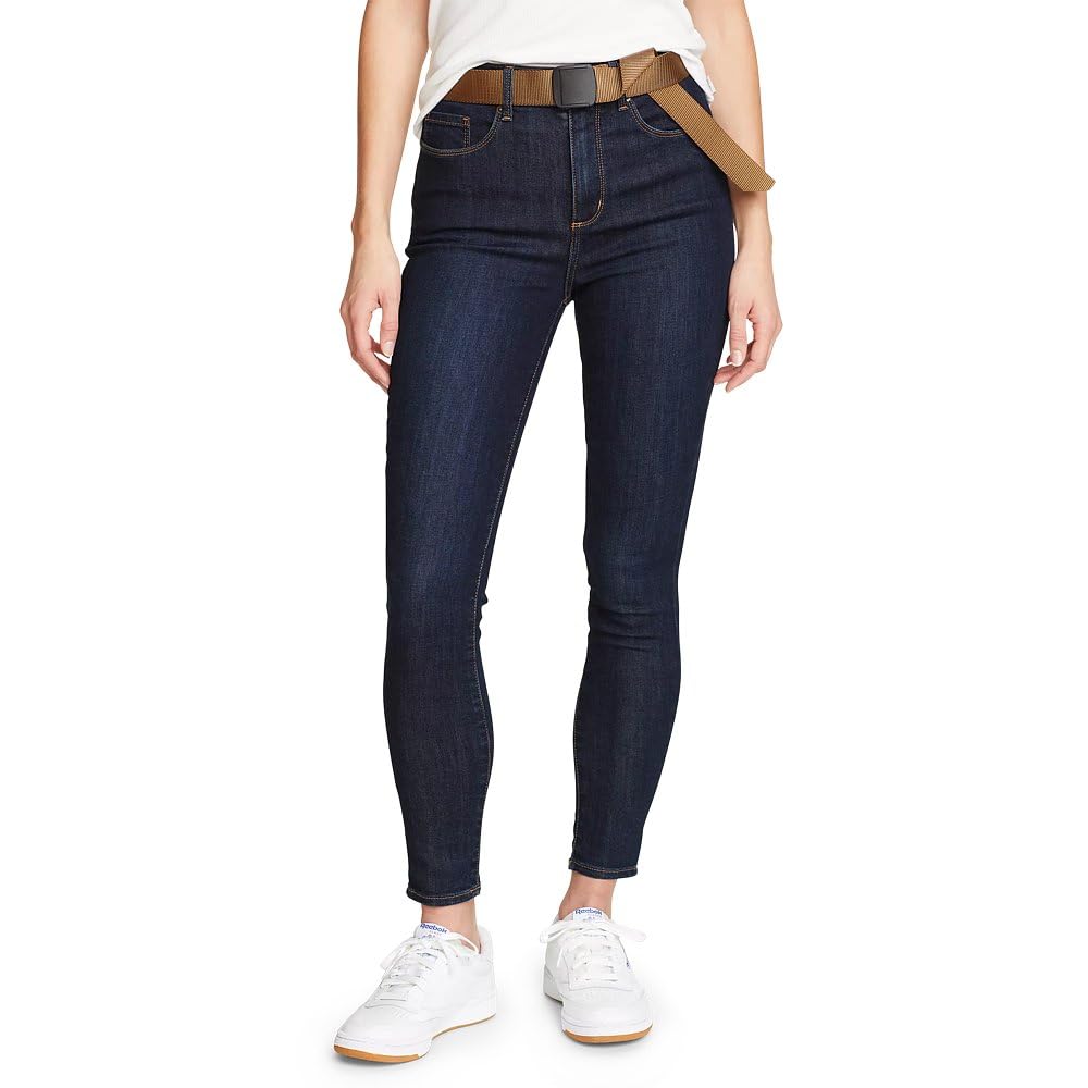 Eddie Bauer Women's Voyager High-Rise Skinny Jeans - Slim Fit Stretch Denim Pants for Casual Wear & Outdoor Adventures
