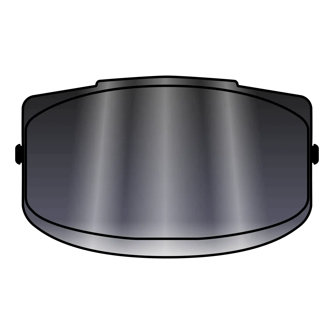Airoh GP 800 Motorcycle Helmet Visor - Dark Smoke Lens for Enhanced Sun Protection & Clear Vision | Perfect for Racing, Street Riding & Outdoor Adventures