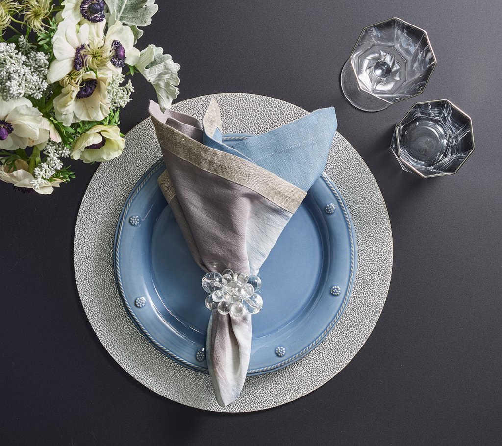 Premium Stone-Look Pebble Placemats Set of 4 - Non-Slip Waterproof Table Mats for Dining, Kitchen, and Outdoor Use - Elegant Home Decor for Parties & Daily Meals