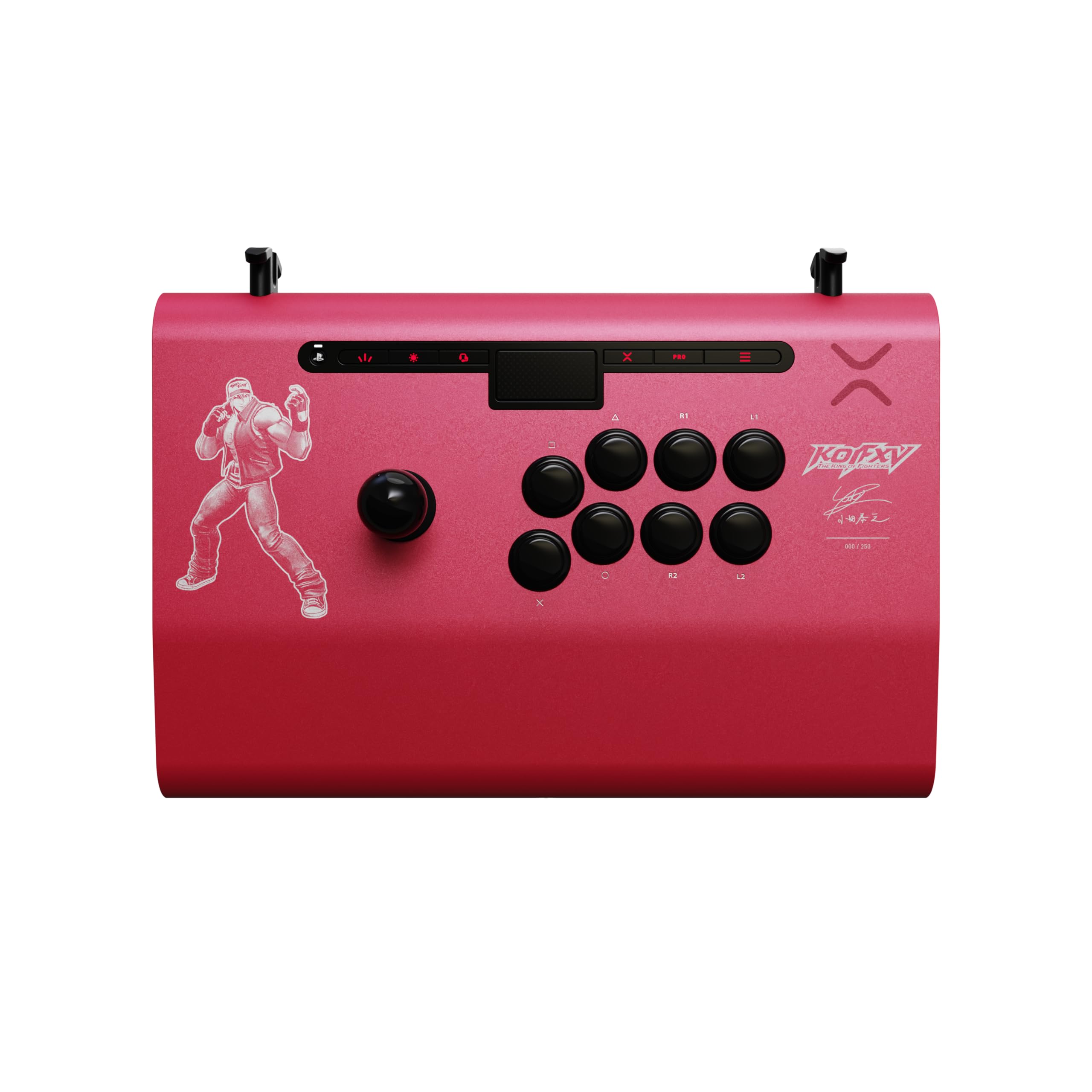 Victrix Pro FS Arcade Fight Stick for PS4, PS5 & PC - Premium Aluminum Case with Sanwa Denshi Buttons, Detachable Joystick & Ergonomic Design - Tournament Grade Fighting Game Controller for Street Fighter, Tekken & KOF - Perfect for Esports, Home Arcade & Competitive Gaming