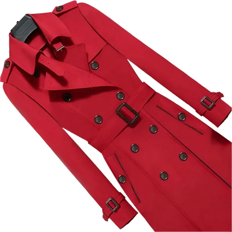 Washington Trench Coat for Women - Classic Waterproof Long Coat with Belt | Perfect for Office, Travel & Fall Fashion