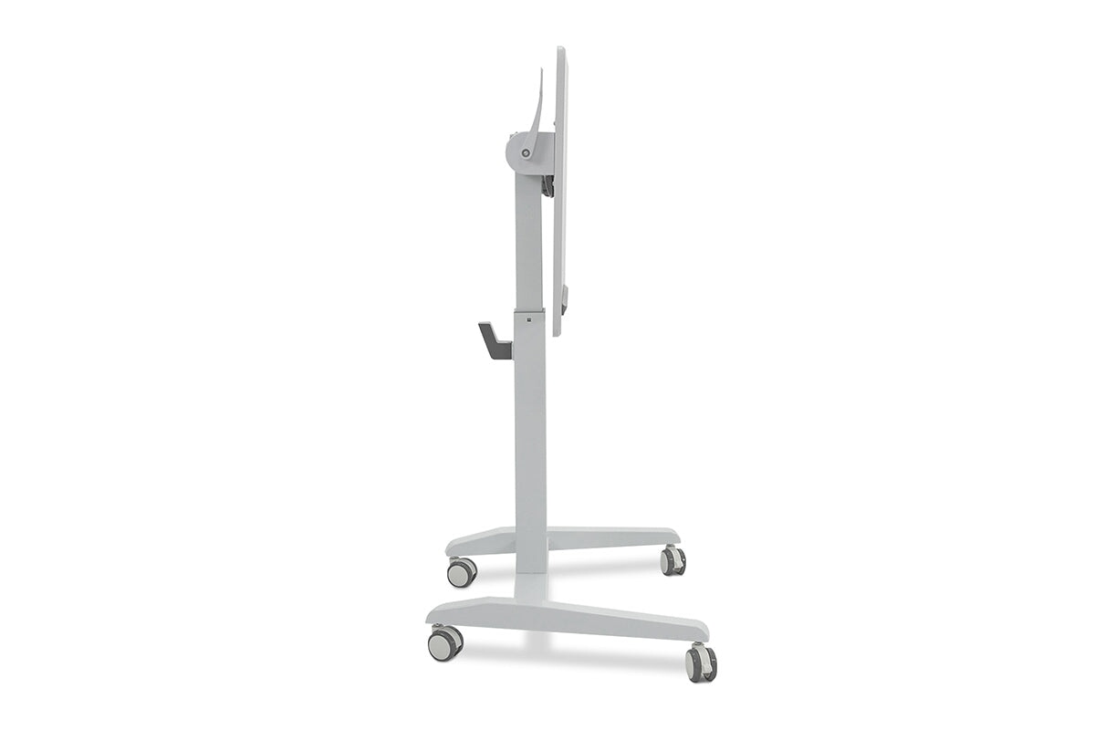 Adjustable Height Mobile Standing Desk with Wheels - Ergonomic Rolling Workstation for Home & Office - Perfect for Laptop, Computer, and Workspace Flexibility