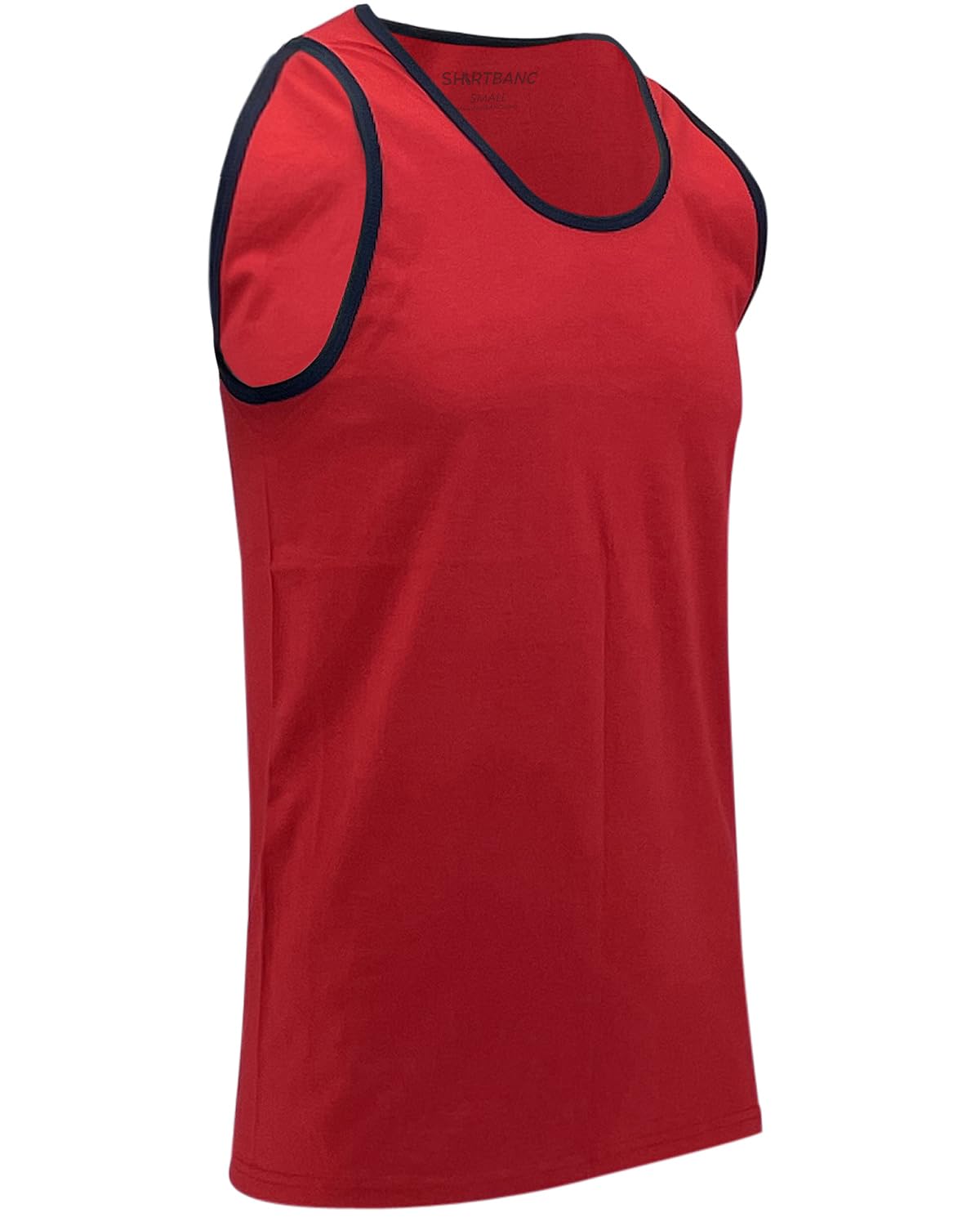 SHIRTBANC Men's Cotton Tank Top - Breathable Workout Shirt for Gym, Running & Beach | Sleeveless Muscle Tee for Summer Outdoor Activities
