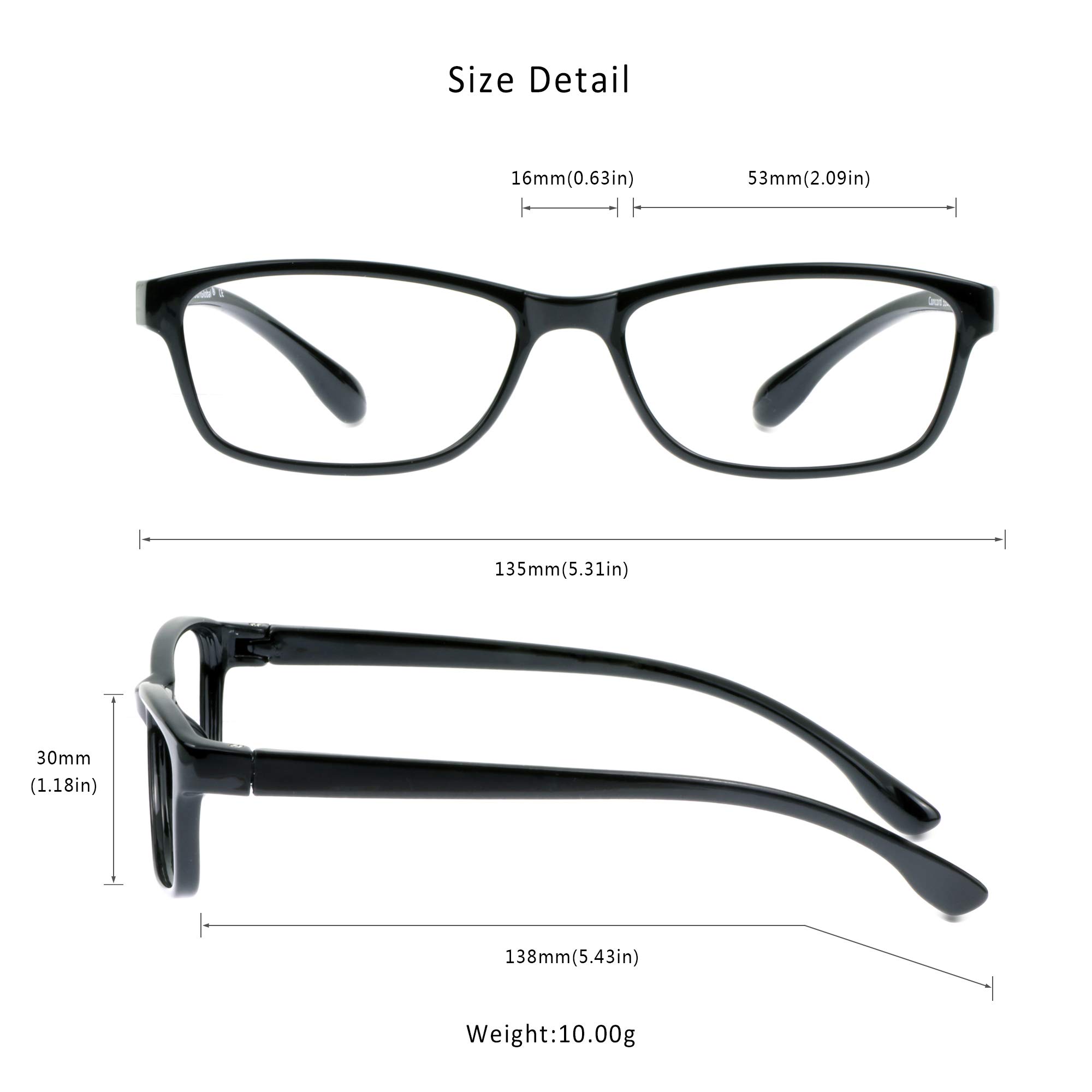 Blue Light Blocking Glasses for Computer & Gaming - Anti Eyestrain