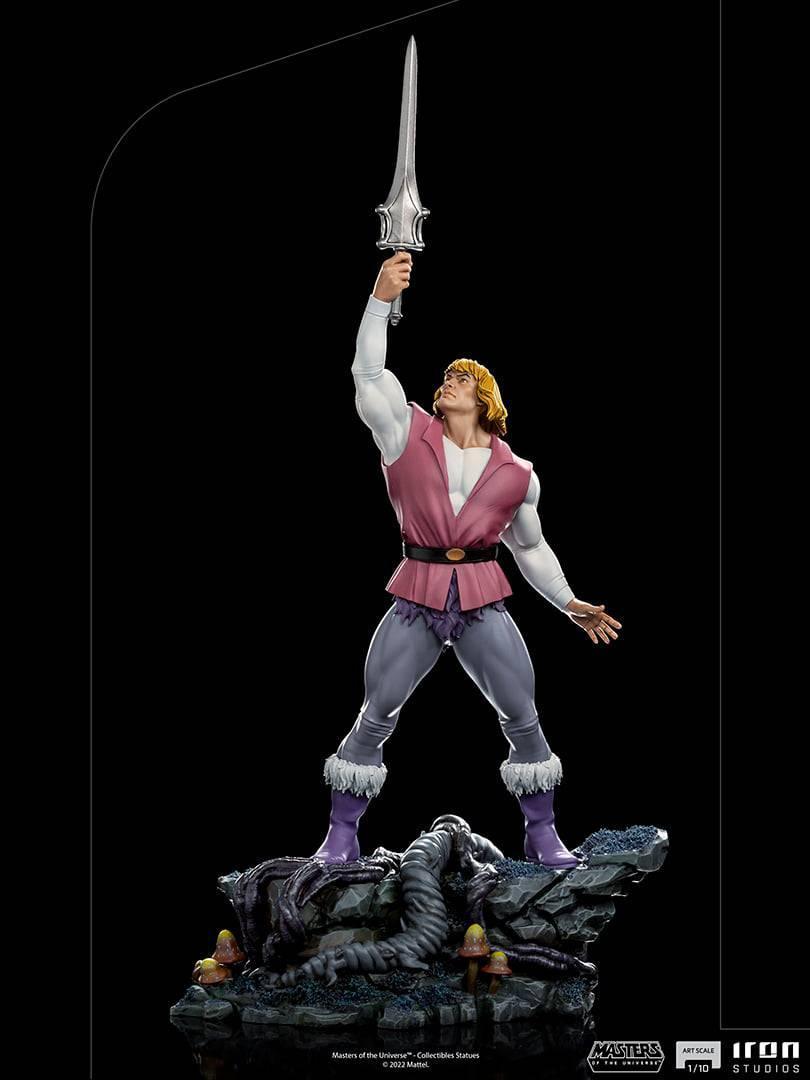 Iron Studios Masters of the Universe Prince Adam BDS Art Scale 1/10 Statue - Collectible Figure for Display & Home Decor