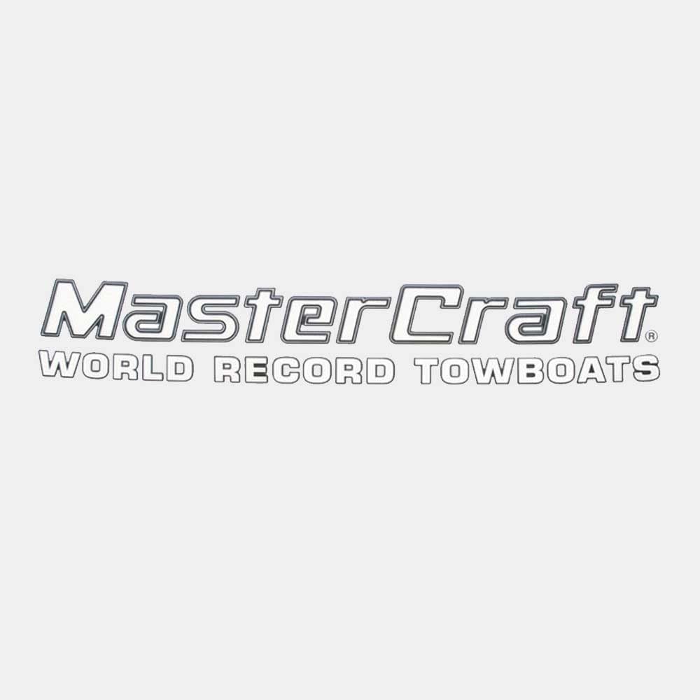 MasterCraft Boat Raised Decal Sticker - Premium Vinyl Decals for Boats, Cars & Trucks - Waterproof & UV Resistant - Perfect for Marine, Automotive & Outdoor Decoration