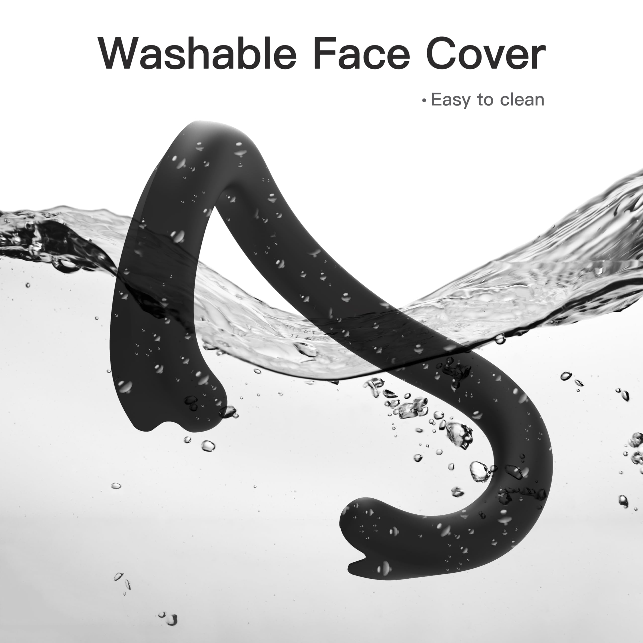 DamonLight VR Silicone Face Pad Cover for Apple Vision Pro - Waterproof, Washable Replacement Face Cushion (Size N) - Comfortable VR Mask for Gaming, Movies & Extended Wear