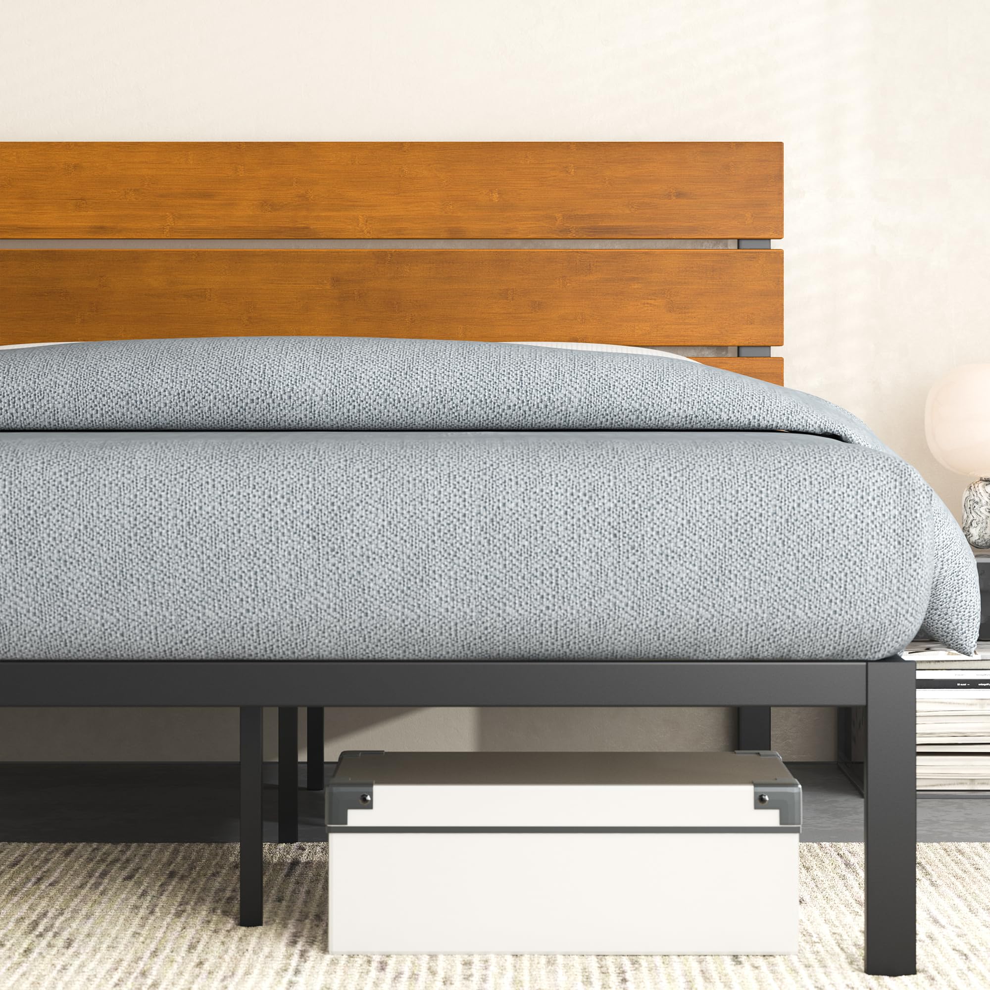 ZINUS Paul Bamboo Platform Bed Frame - Full Size, Easy Assembly for Bedroom