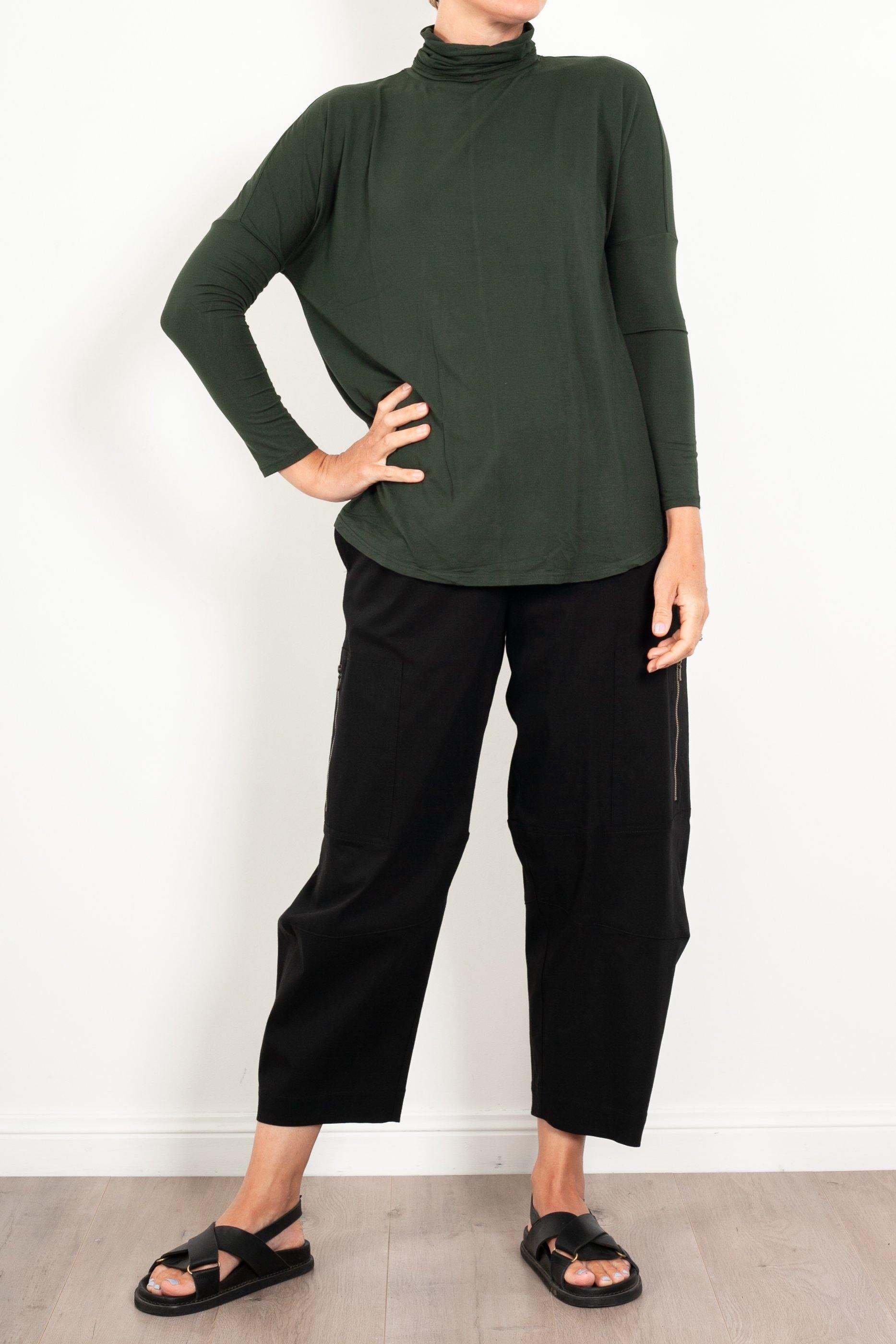 Tani Swing Turtle Neck Women's Tops - Stylish Casual & Office Wear for Everyday Comfort