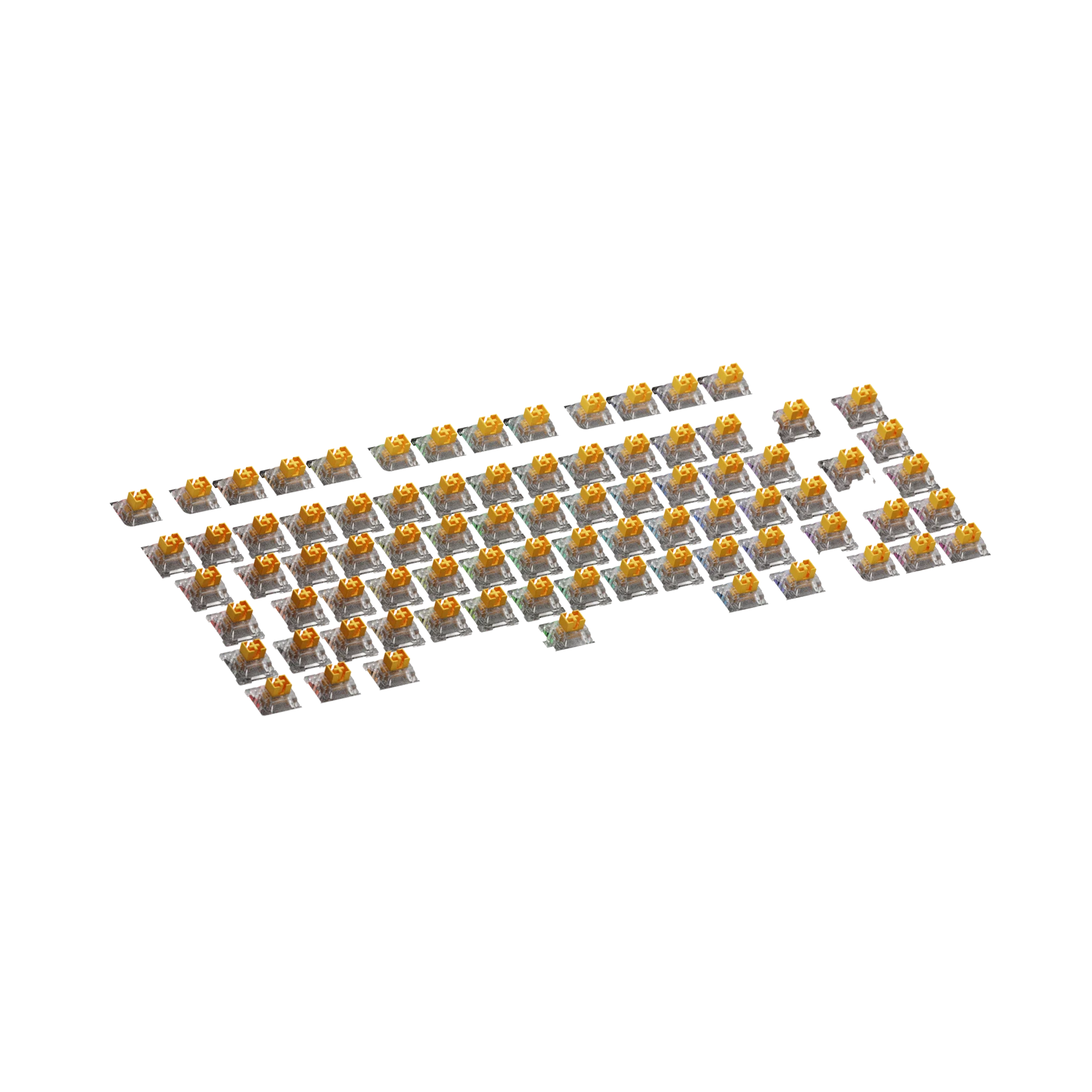 Glorious Panda Switches - Mechanical Keyboard Switches for Gaming & Typing (75g Actuation, ISO Layout) - Perfect for Esports, Office Work & Mechanical Keyboard Enthusiasts