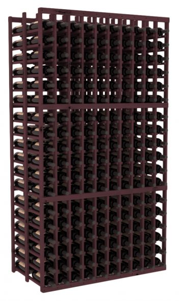 InstaCellar 10 Column Double Deep Rack - Heavy Duty Metal Wine Rack for Home & Commercial Use | Perfect for Wine Cellars, Restaurants & Bars