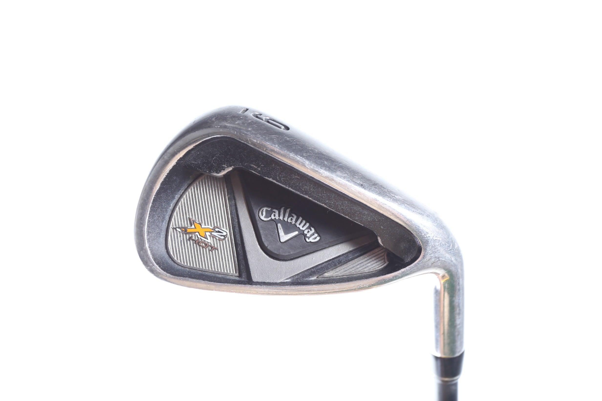 Used Callaway X2 Hot Single 9 Iron Right Handed Golf Club - Regular Flex Steel Shaft for Men | Perfect for Approach Shots & Short Game Practice