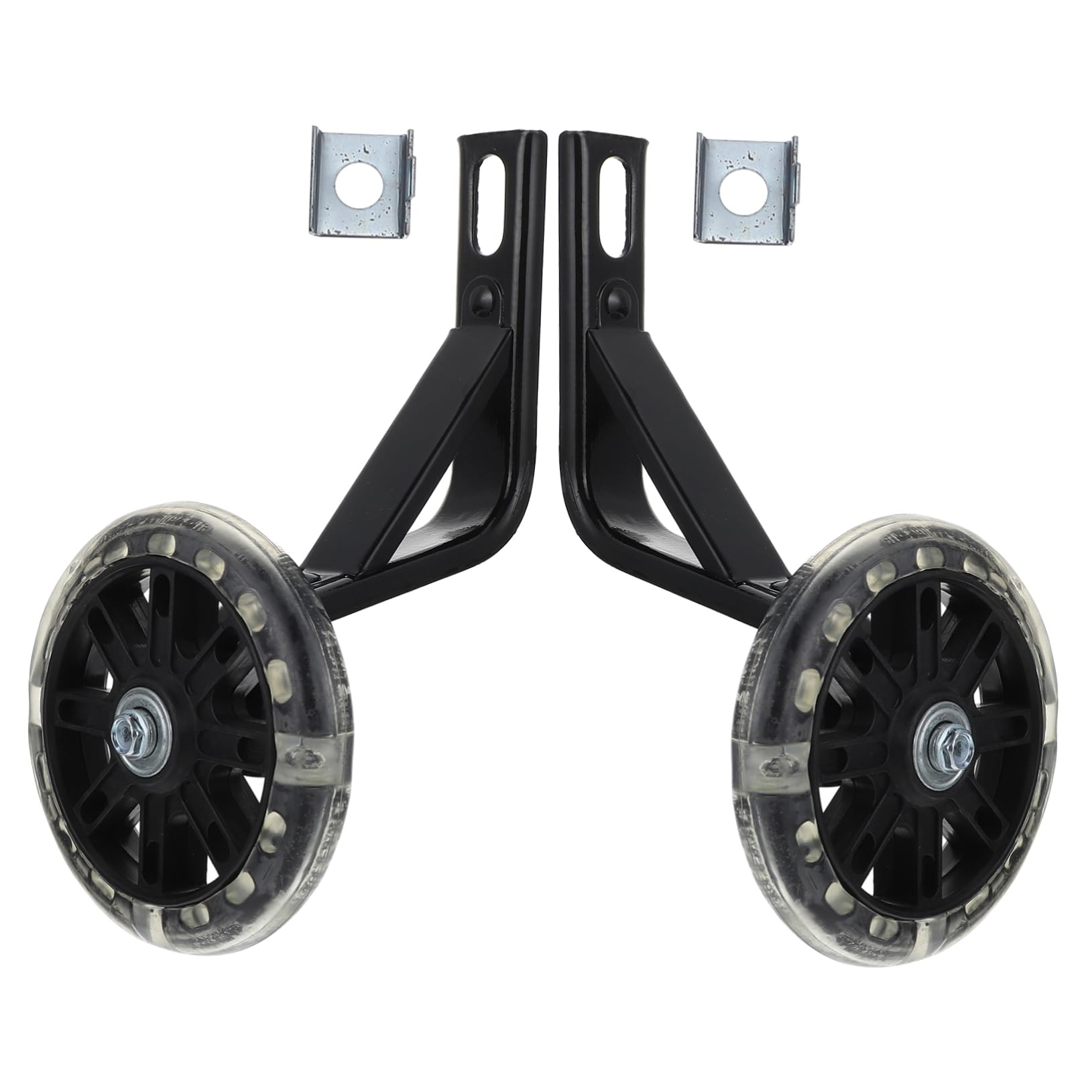 Sosoport 1 Pair Bicycle Training Wheels for Kids & Adults - LED Flash Stabilizer Wheels, Toddler Bike Balance Accessories - Perfect for Learning to Ride, Night Safety Cycling, and Outdoor Family Activities