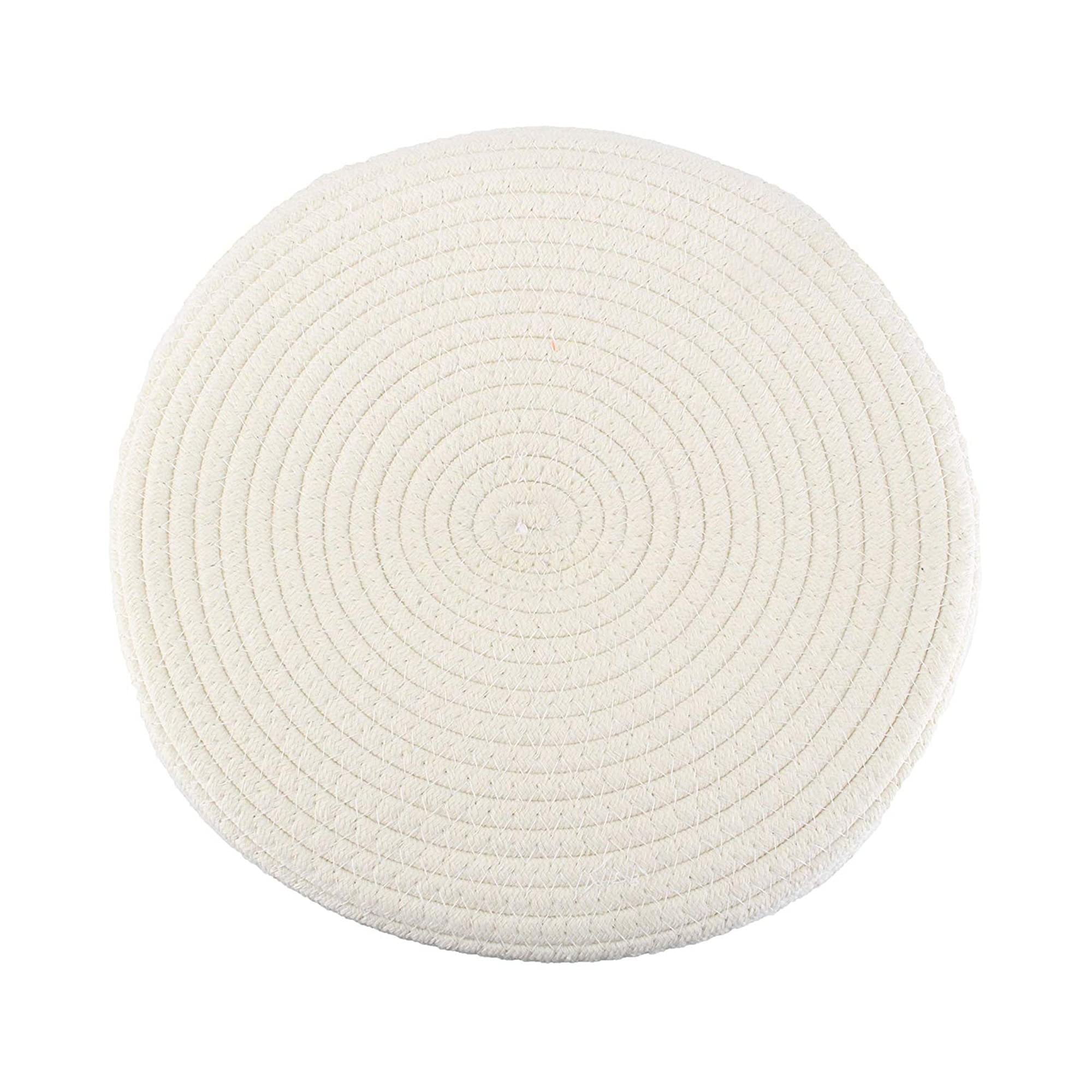 Midlee Large Cotton Rope Dog Toy Basket - Pet Storage Organizer Bin for Toys, Leashes & Accessories | Perfect for Living Room, Bedroom & Pet Play Areas