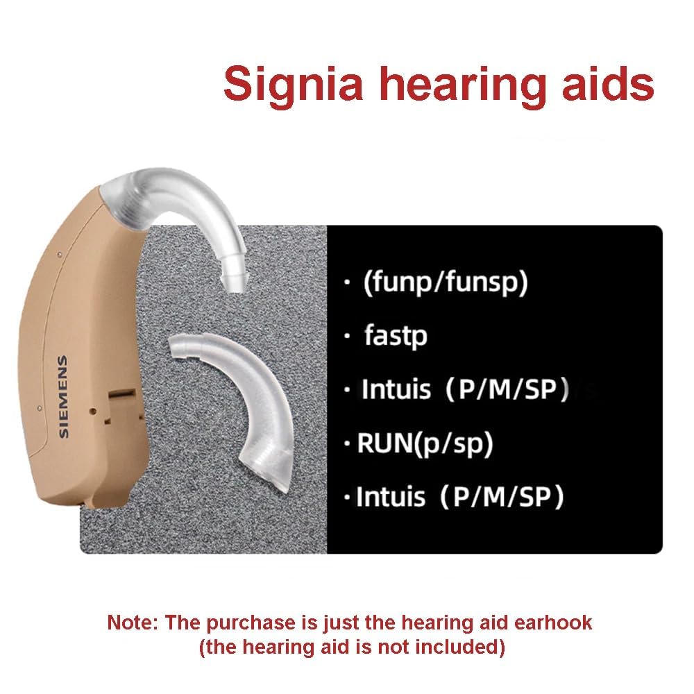 FCS BTE Hearing Aid Ear Hook - Durable ABS, Easy Install for Comfort