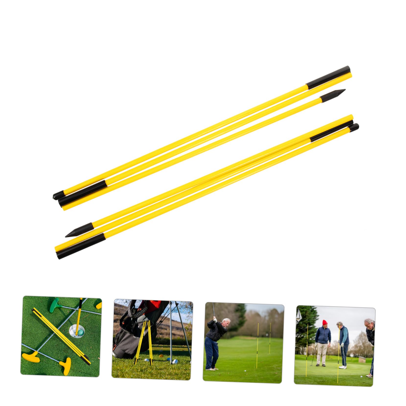 KITANDOVE 2-Pack Golf Training Balls - Premium Golf Practice Accessories for Putting & Alignment - Perfect for Indoor/Outdoor Golf Training & Skill Improvement