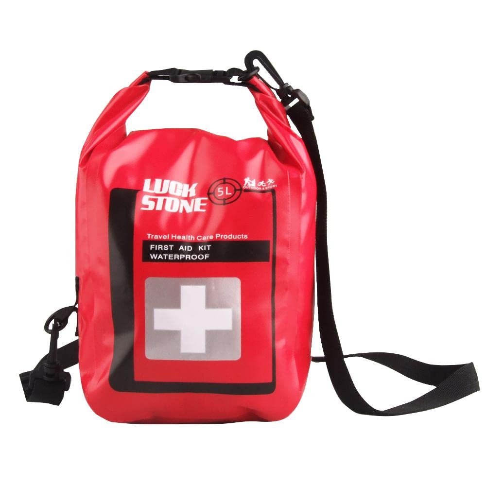 LEIPUPA Waterproof PVC First Aid Kit Bag - Emergency Dry Storage for Camping, Hiking, Boating & Outdoor Adventures