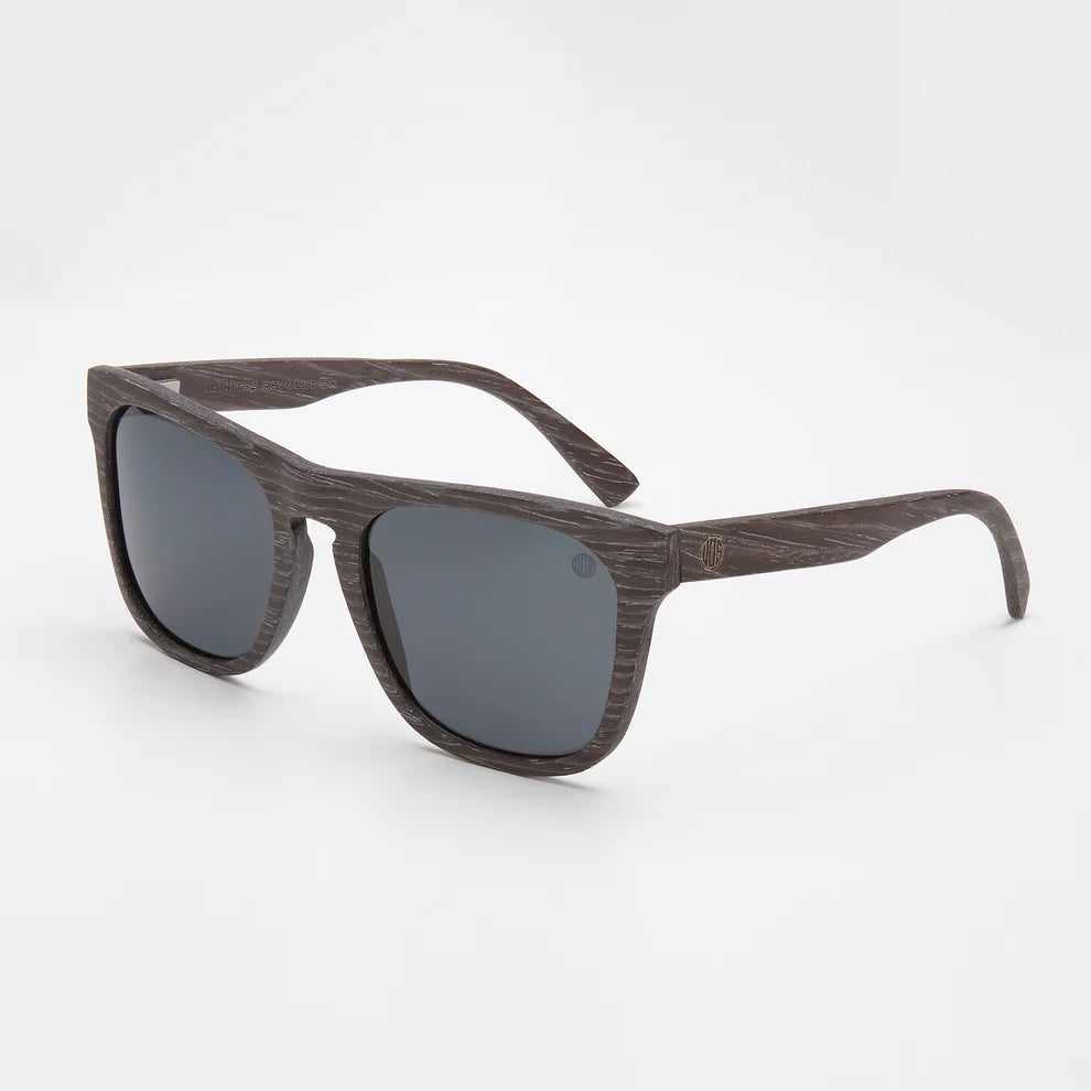 Wave Hog Black Wood Sunglasses - Polarized UV Protection for Men & Women - Perfect for Beach, Driving, and Outdoor Activities