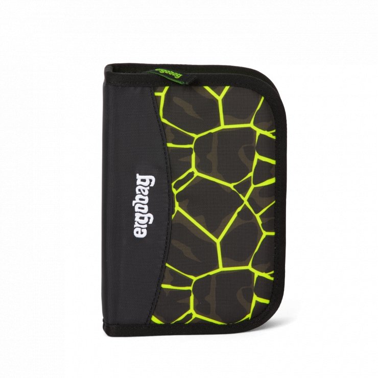 ergobab Hard Pencil Case for School & Office - Durable Dragon RideBear Design - Perfect for Students, Artists & Professionals