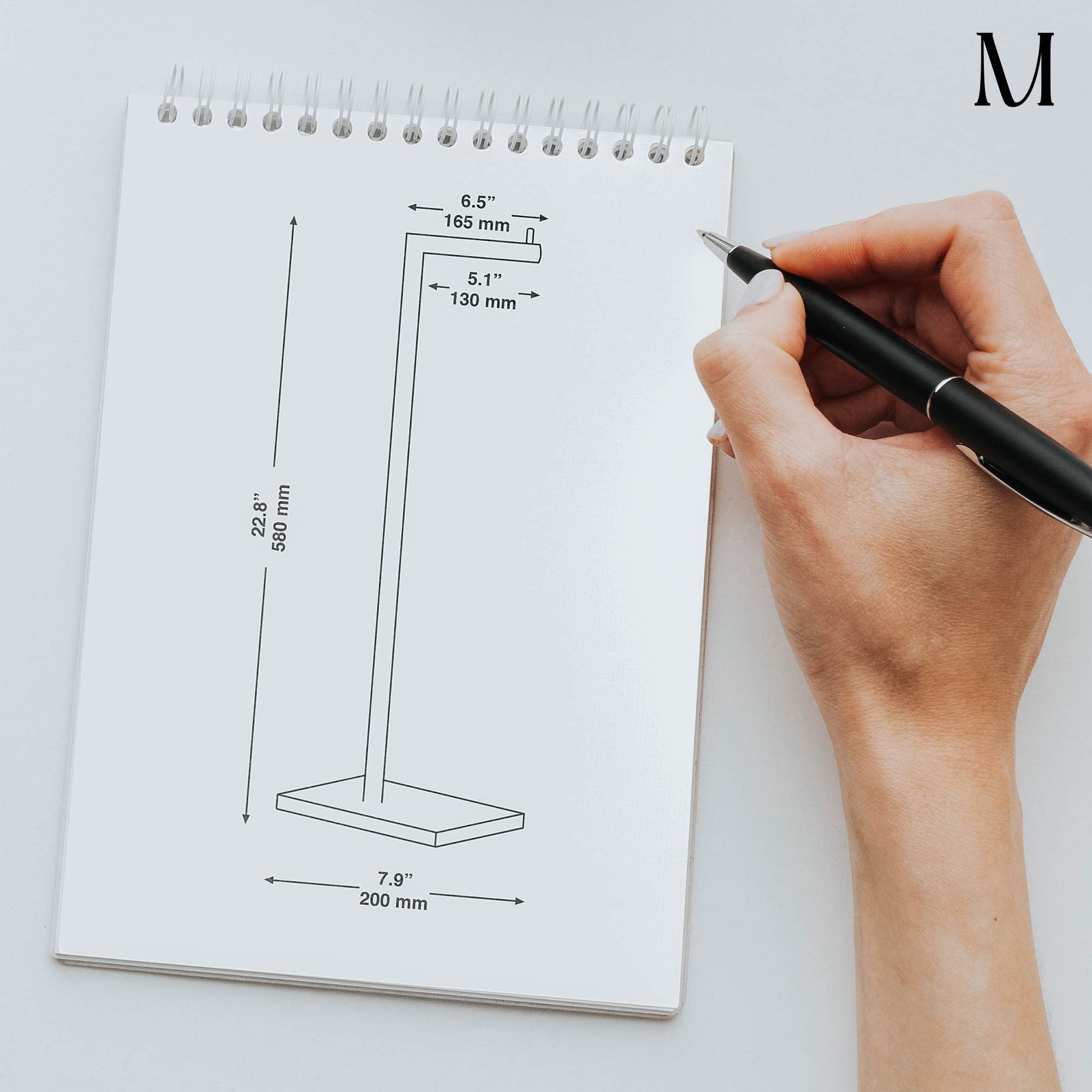 MARMOLUX ACC Freestanding Brushed Nickel Toilet Paper Holder Stand - 4 Jumbo Roll Bathroom Storage - Stainless Steel Toilet Paper Dispenser - Brushed Steel & Black Marble Design - Perfect for Modern Bathrooms, Powder Rooms & Guest Baths
