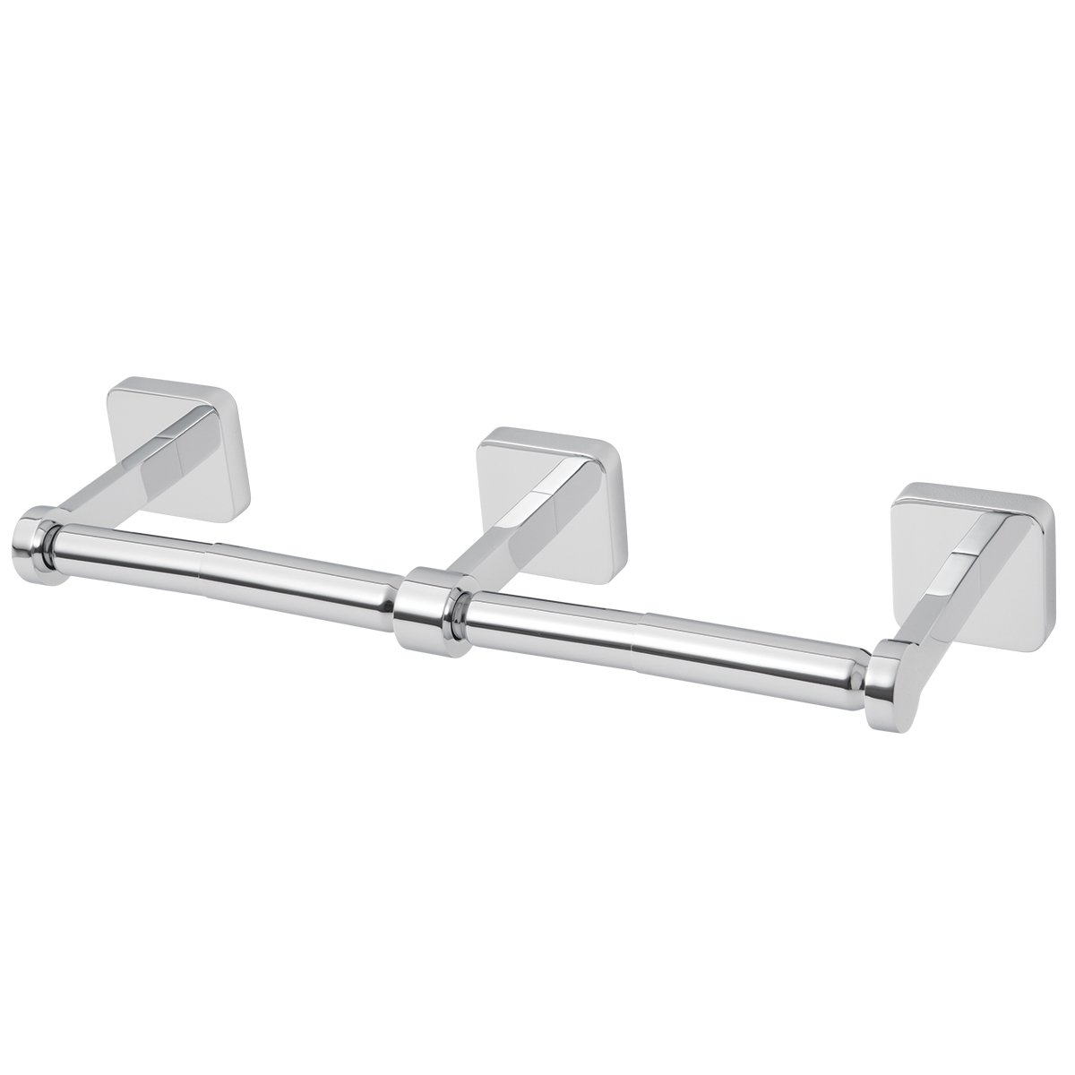 Speakman SA-2410 Kubos Double Toilet Paper Holder - Polished Chrome Finish for Bathroom & Restroom Organization - Durable & Stylish Bath Accessory