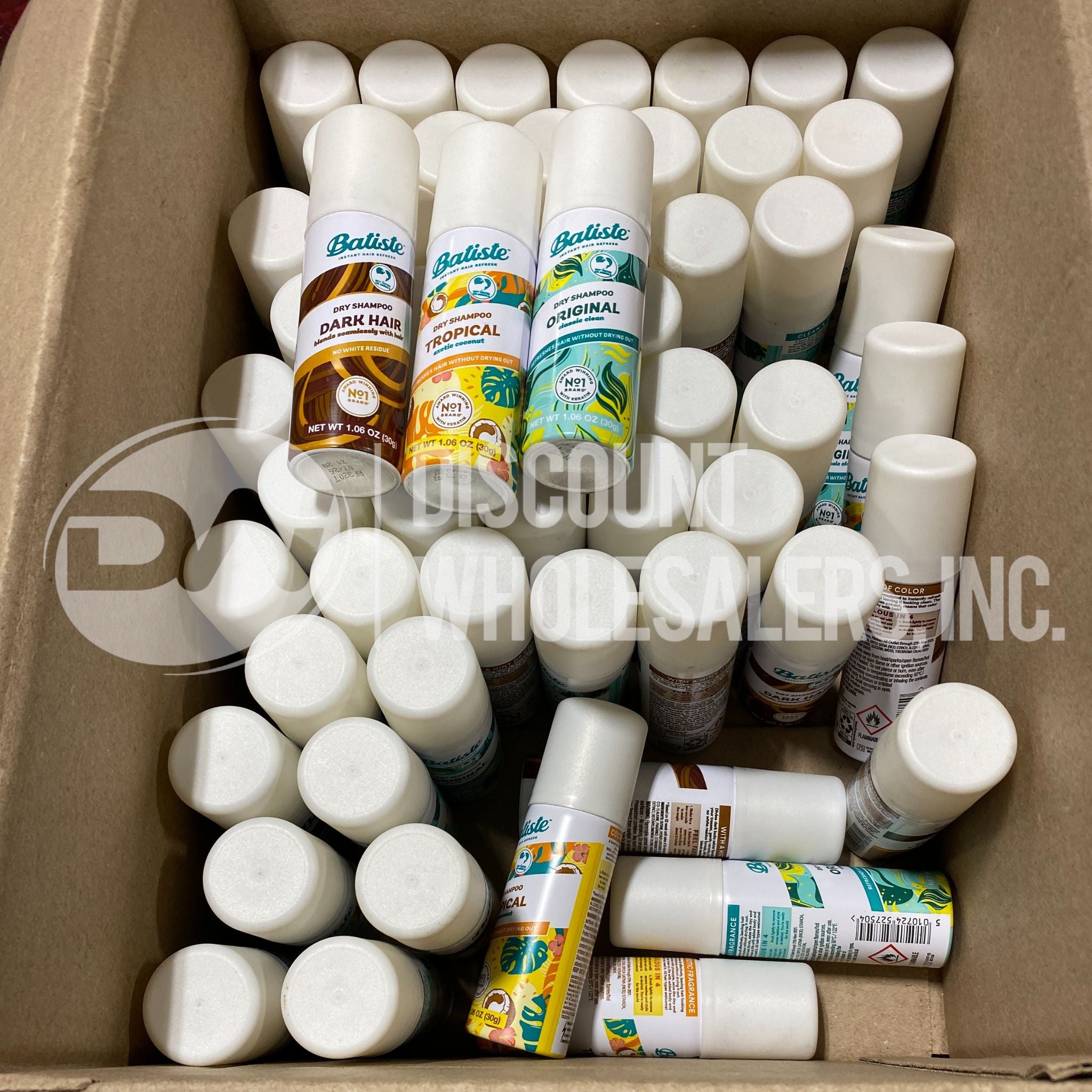 Batiste Mini Dry Shampoo 1.06 Oz (60 Pcs Lot) - Travel Size Volumizing & Refreshing Hair Care for Oily Hair - Perfect for Gym, Travel & On-the-Go Use