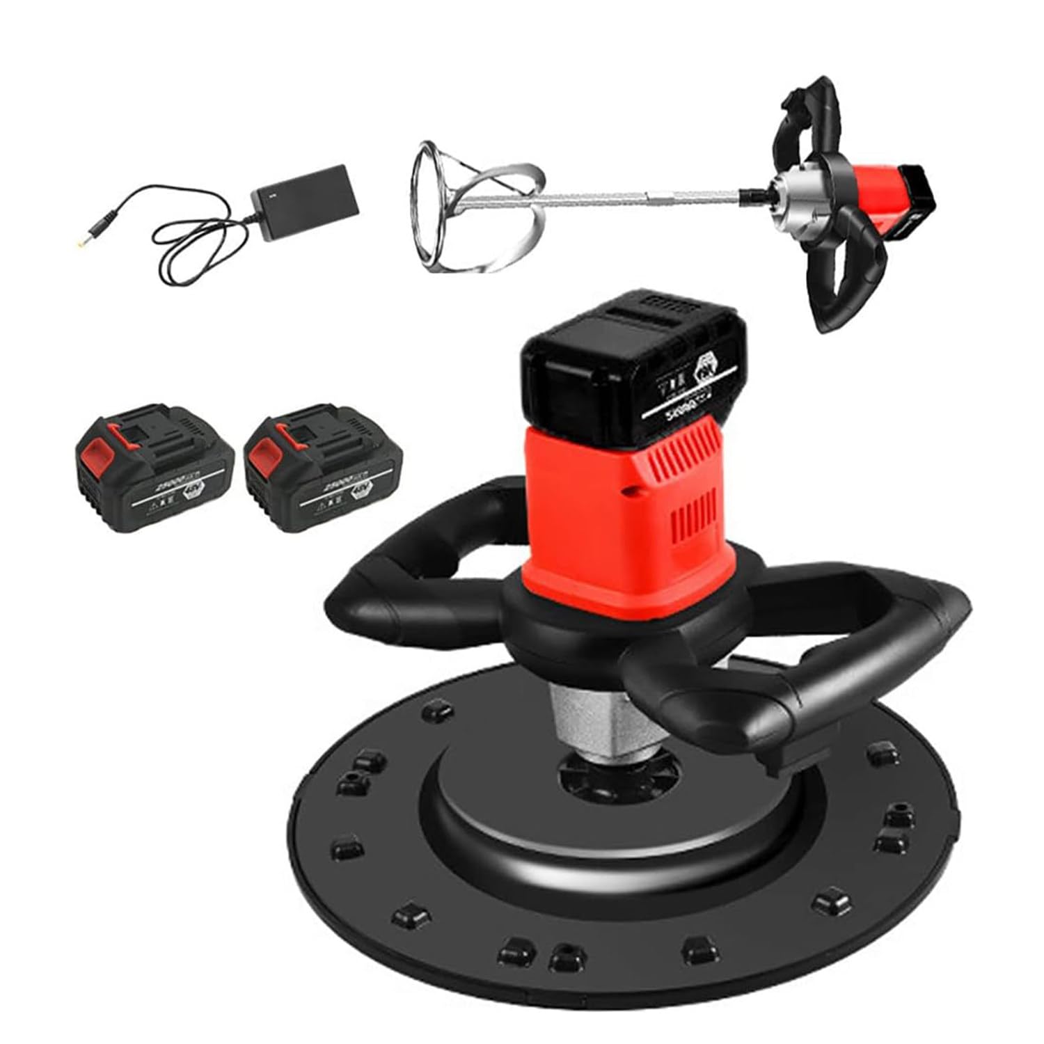 Electric Drywall Sander with 6-Speed Adjustment - 1680W Handheld Sander for Woodworking, Concrete, Cement & Mortar - Perfect for Drywall Sanding, Polishing & DIY Home Renovation Projects