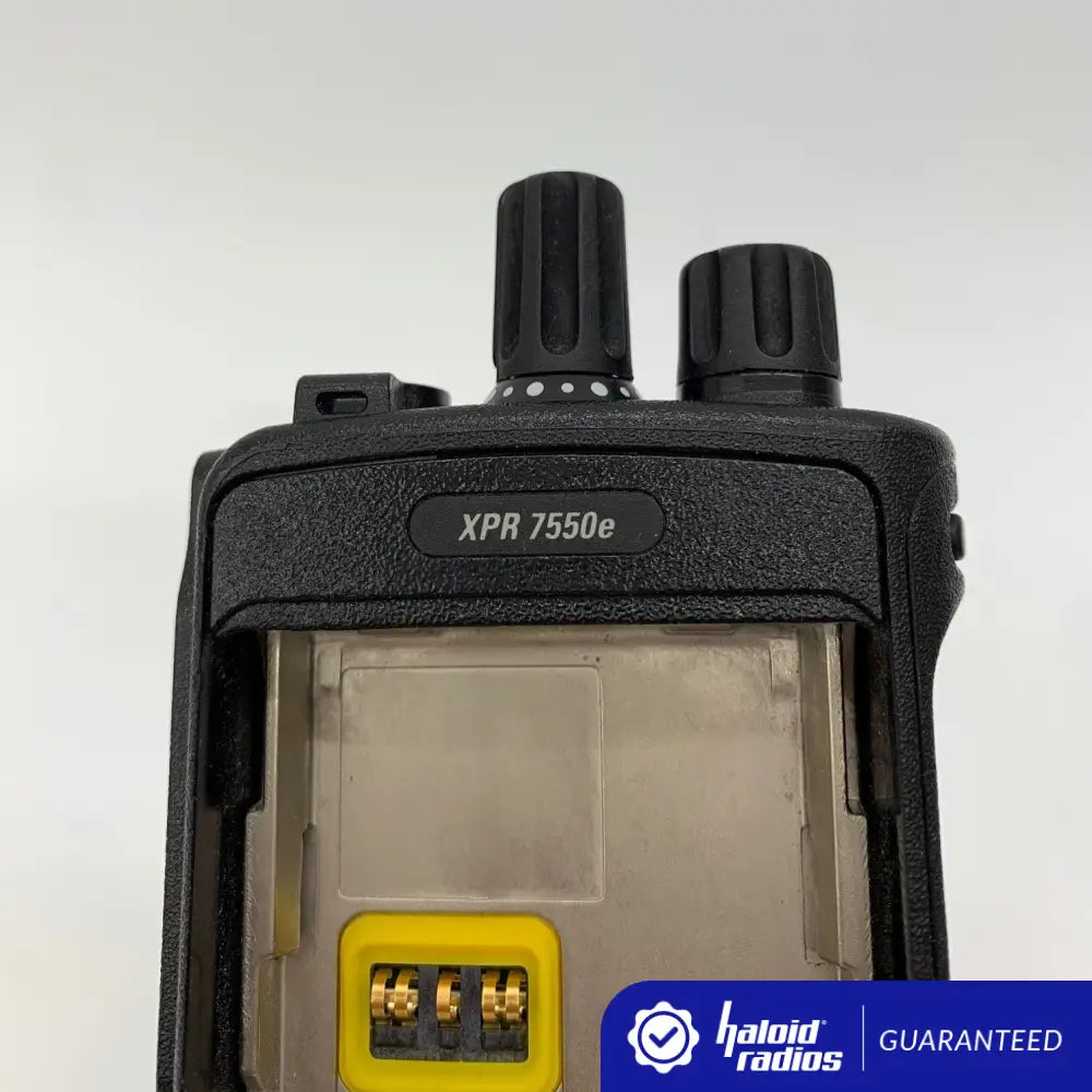 Motorola XPR7550E VHF Portable Two-Way Radio with Connect Plus & WiFi - Ideal for Business, Security, and Outdoor Communication