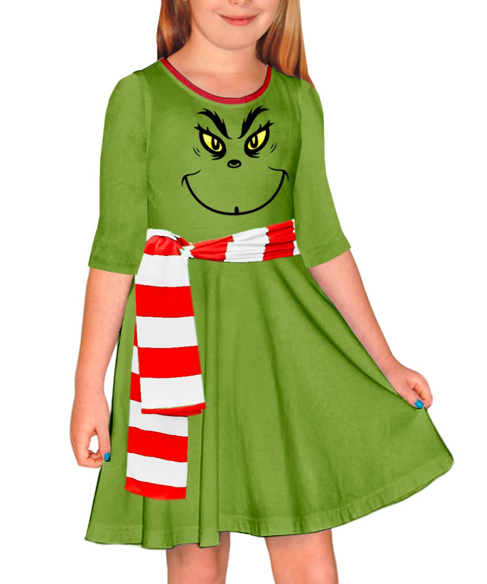 Remimi Girls Halloween Dress - Fruit Costume Skater Twirly Dresses for Kids Ages 3-12 | Perfect for Halloween Parties, Dress-Up & Photo Shoots