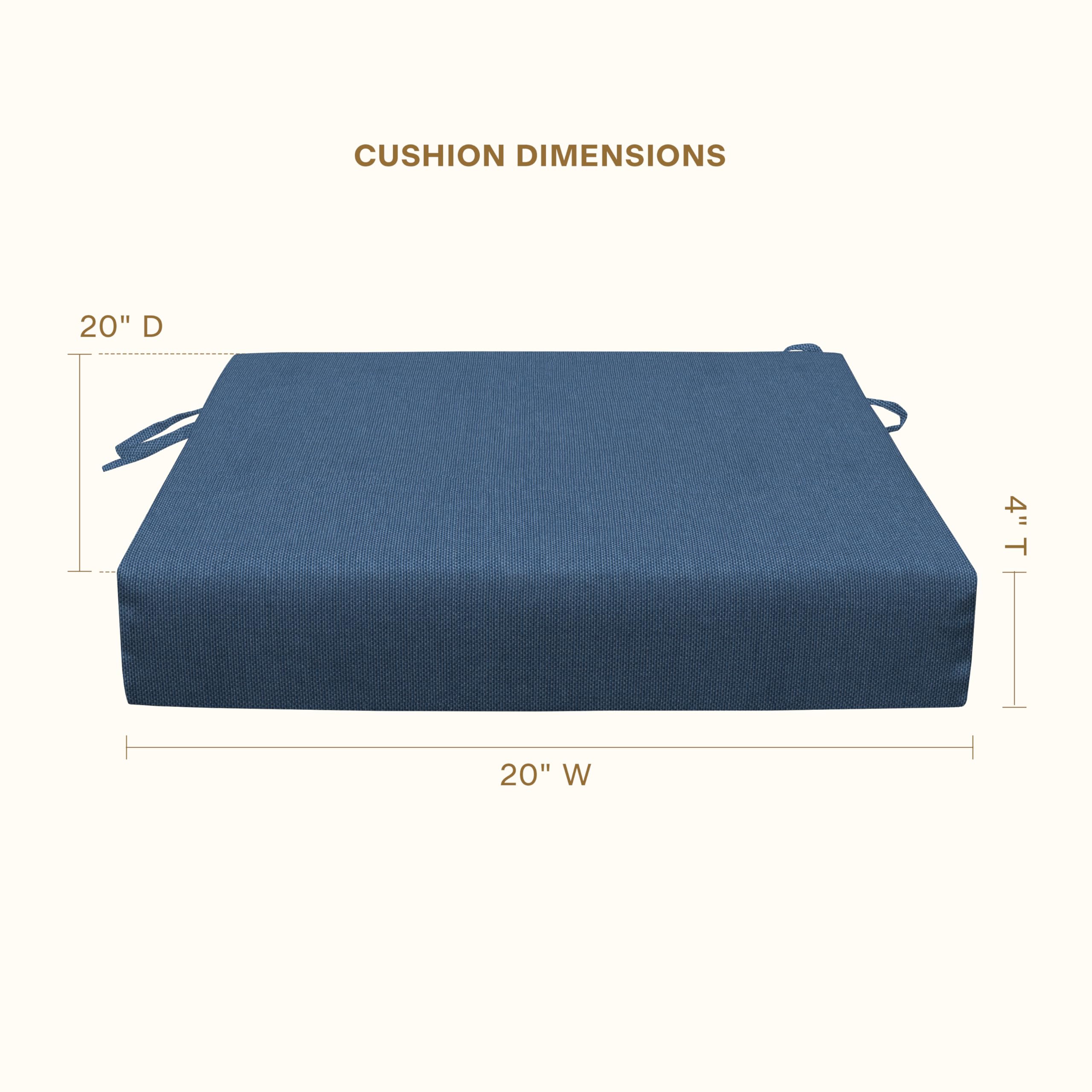 Premium Honeycomb Outdoor Cushion Set - 20