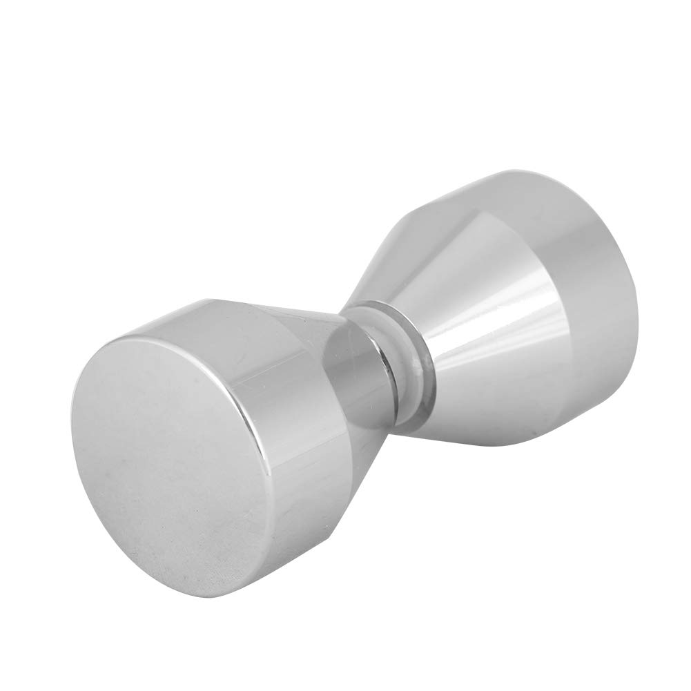 Chrome Shower Door Handle with Screw & Ring - Home Bathroom Upgrade