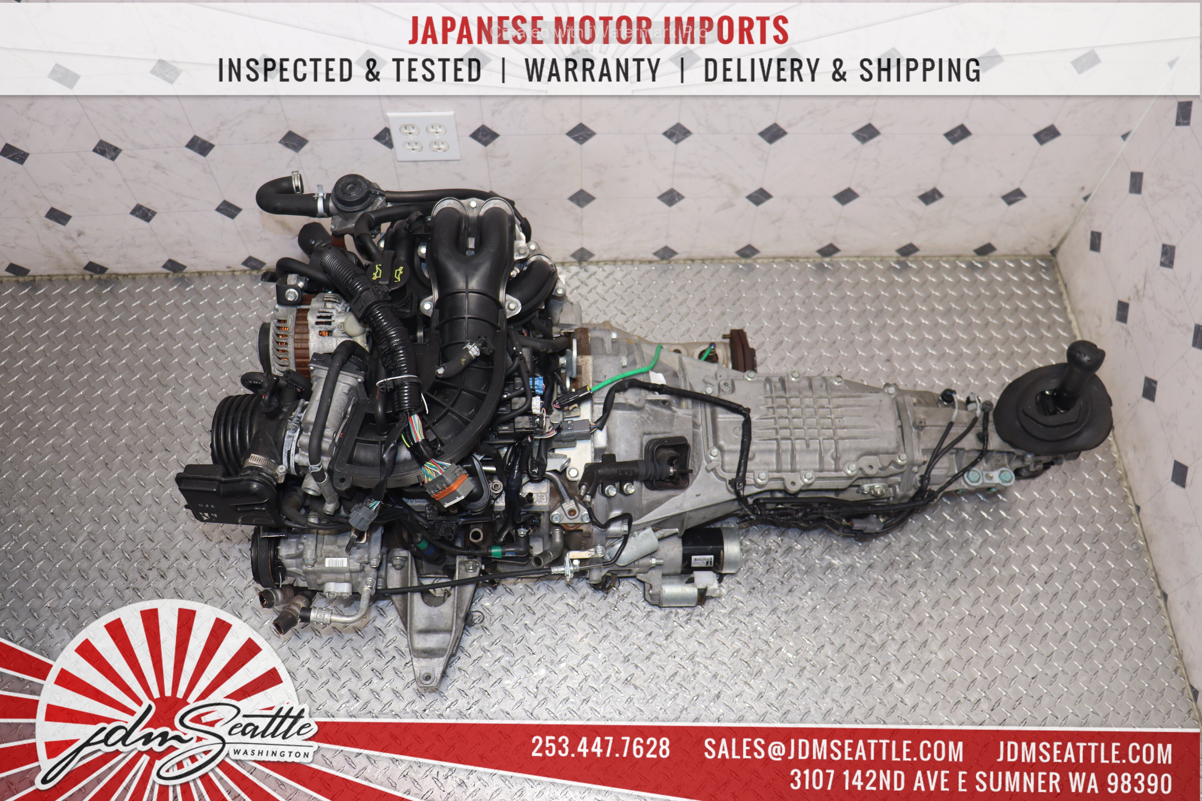 JDM 09-11 MAZDA RX8 13B RENISIS 6-Port Engine with 6-Speed Transmission - High Performance Rotary Engine for Racing & Car Restoration Projects