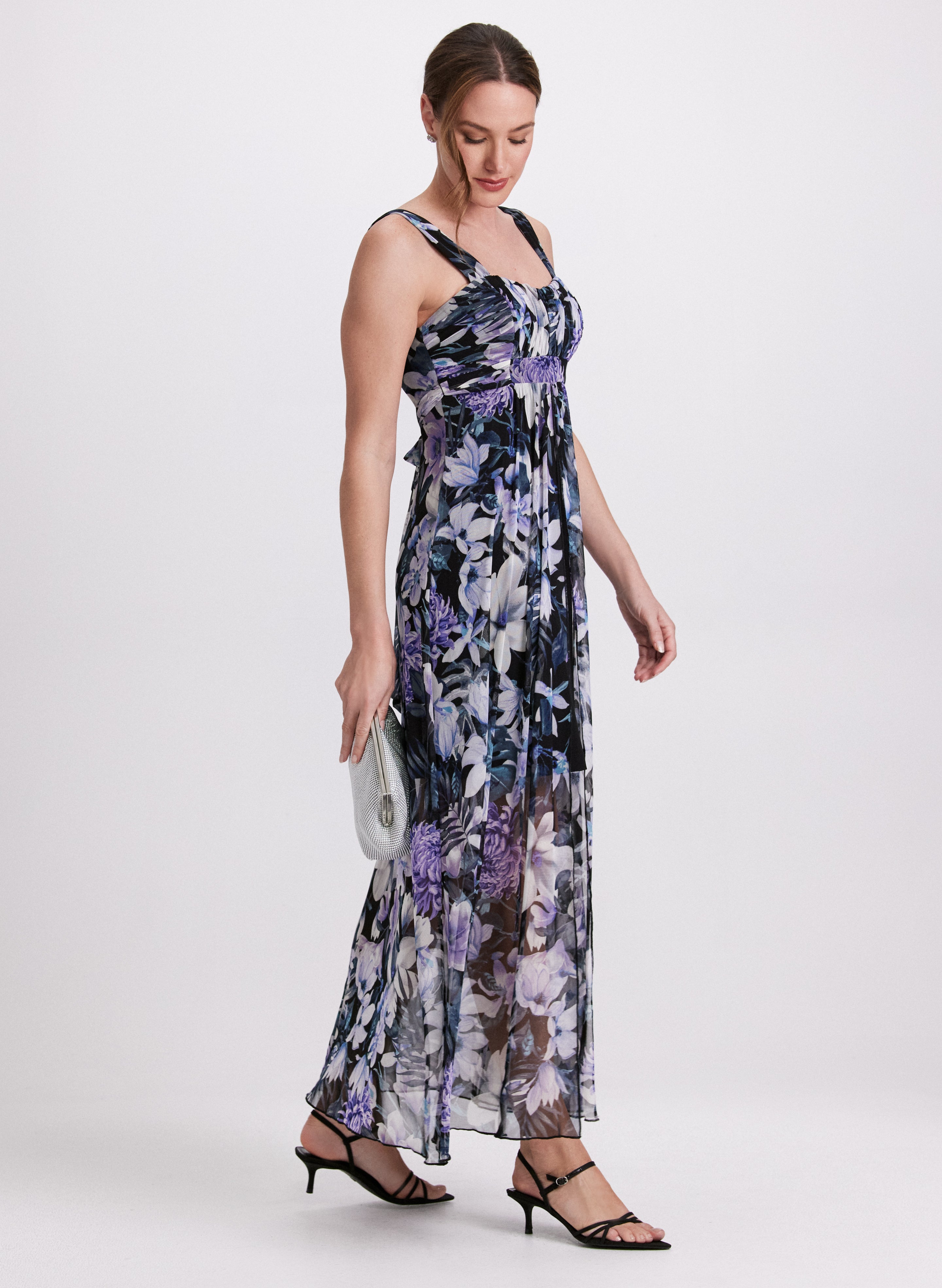 Floral Maxi Dress for Women - Summer Boho Long Flowy Dress with Pockets | Perfect for Beach Vacation, Wedding Guest & Outdoor Parties