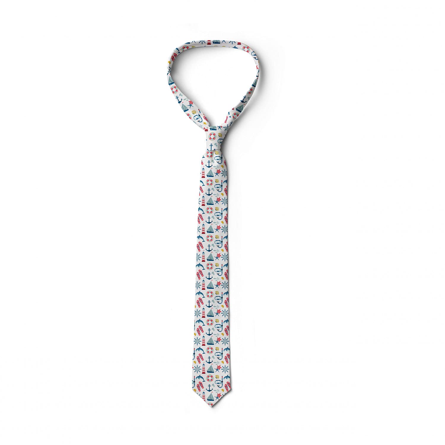 Ambesonne Men's Necktie - 3.7