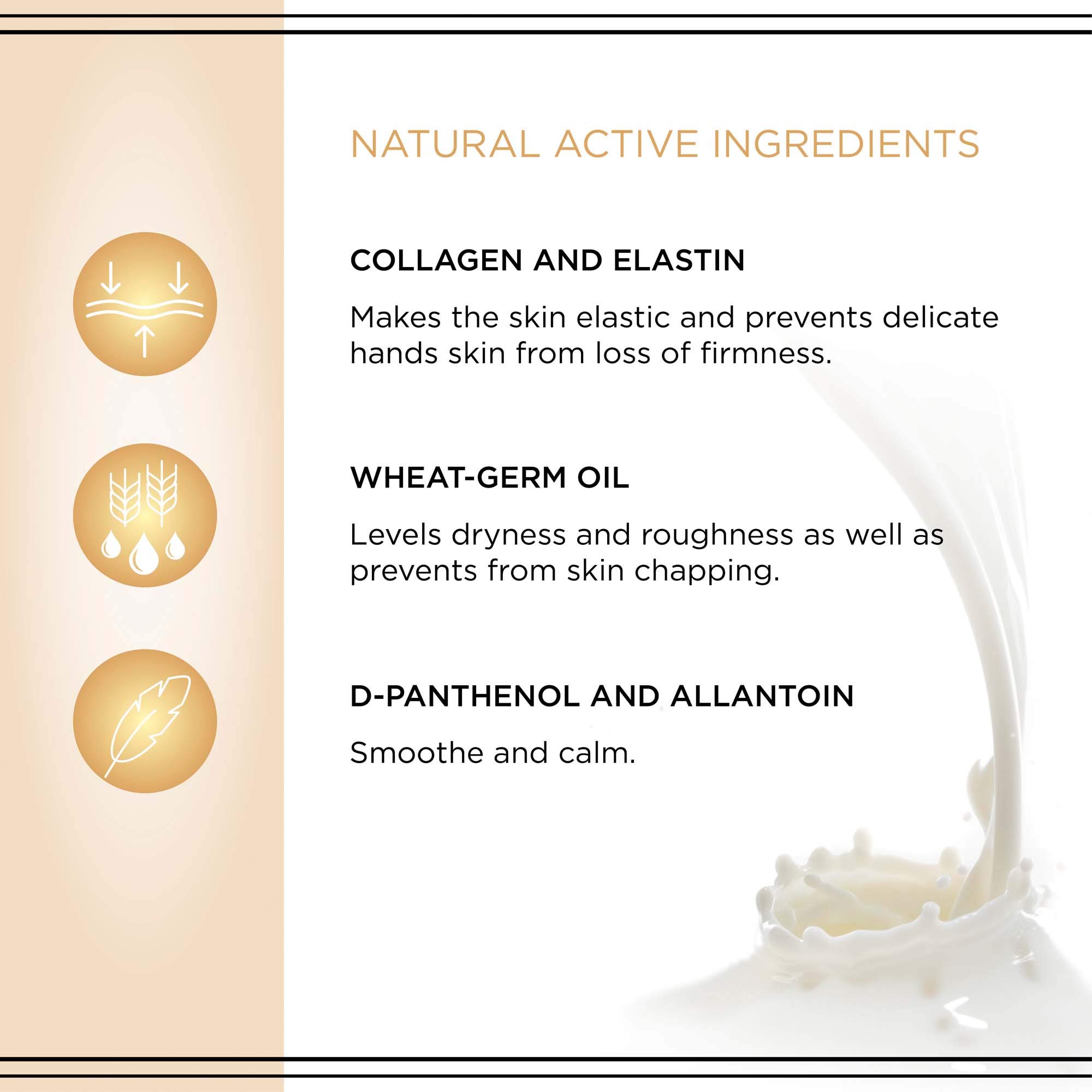 Eveline Glycerine 5-in-1 Organic Hand Cream Mask with Goat's Milk & Vitamin E - 100ml Deep Moisturizing Treatment for Dry, Cracked Hands - Perfect for Winter Care, Night Repair & Spa Treatments