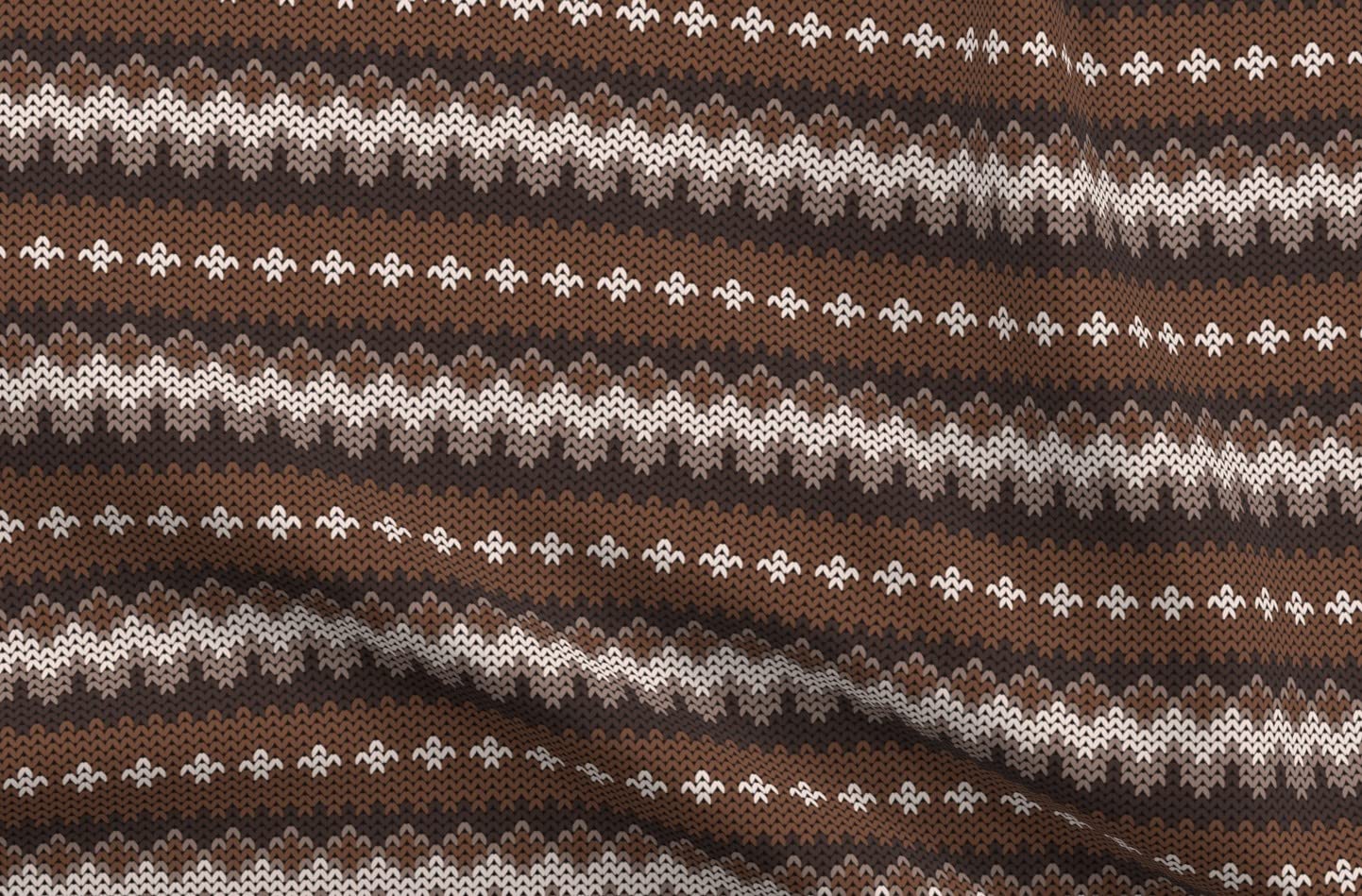 Bernie Sanders Geometric Knit Fabric - Brown Taupe Beige Printed Minky Fat Quarter for Baby Blankets, Quilt Backing & Plush Sewing Projects | Soft DIY Craft Material for Nursery Decor, Home Sewing & Gift Making