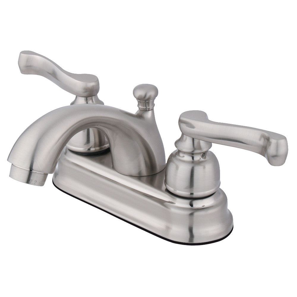 Kingston Brass KB5609FL Royale 4-Inch Centerset Bathroom Faucet - Chrome Finish, Single Handle, Ideal for Bathroom Sink and Vanity Installation
