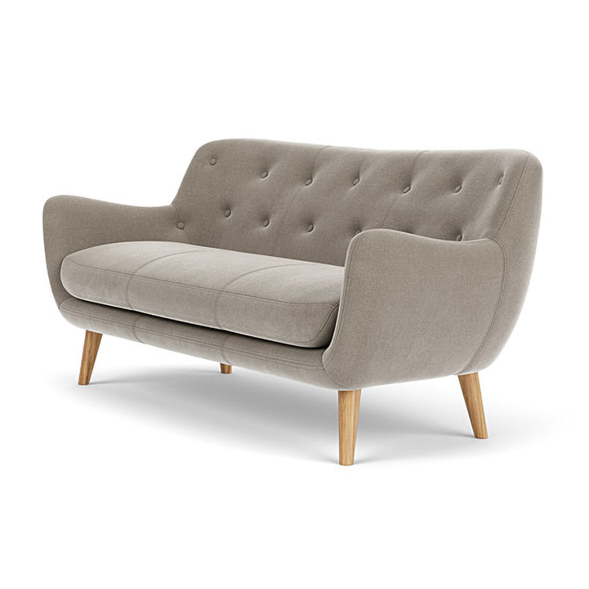 Herman Fabric 3-Seater Sofa - Modern Living Room Couch for Small Spaces, Comfortable Sectional Sofa for Apartment, Dorm & Home Decor | Perfect for Relaxing, Entertaining & Family Gatherings