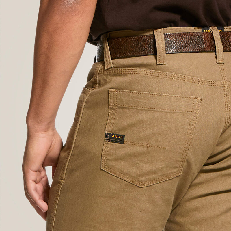 Durable M4 Low Rise Rebar Work Pants - Stackable Straight Leg Stretch Denim for Construction & Outdoor Work | Heavy Duty Comfort & Mobility